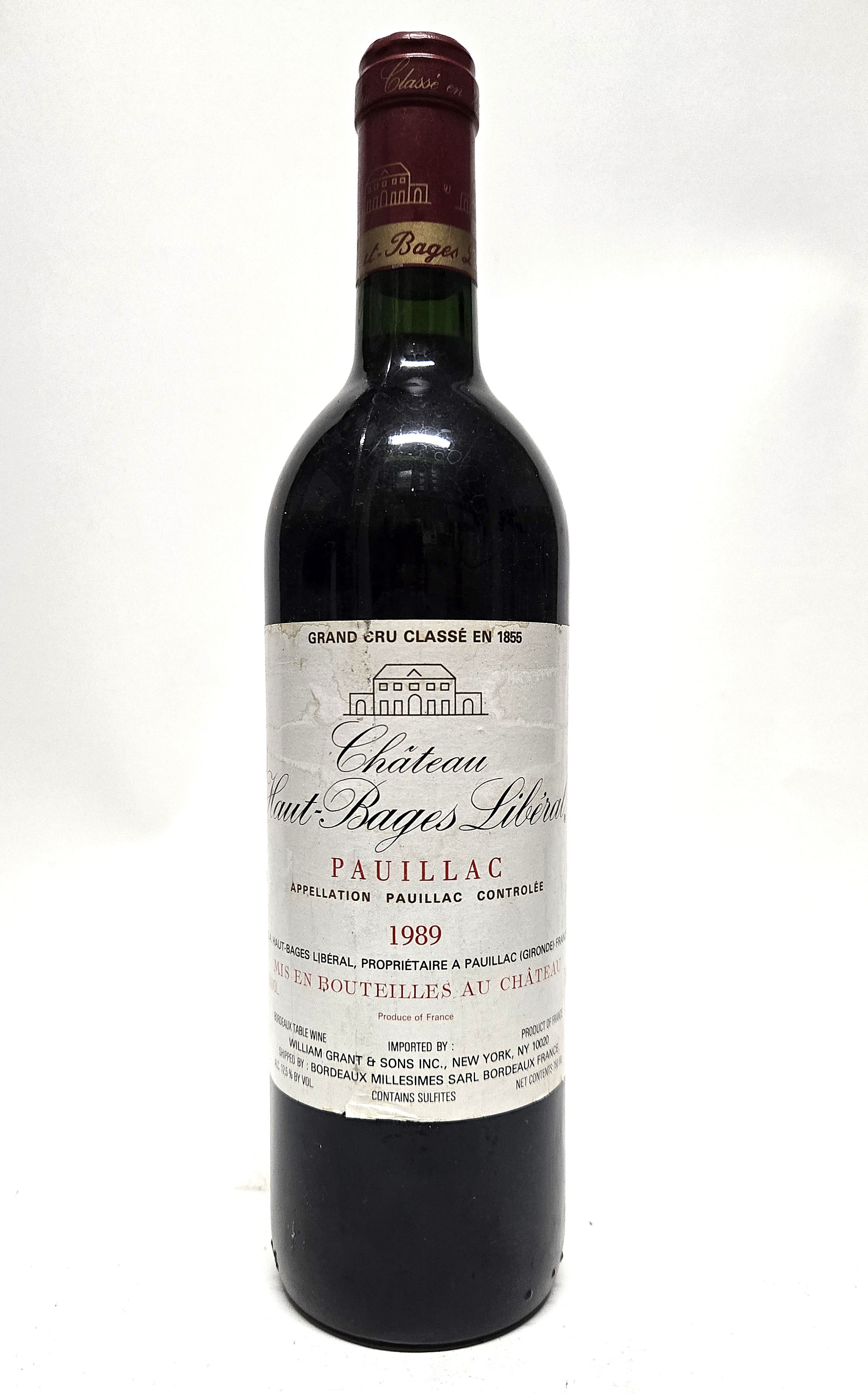 Haut Bages Liberal 1989 Pauillac
