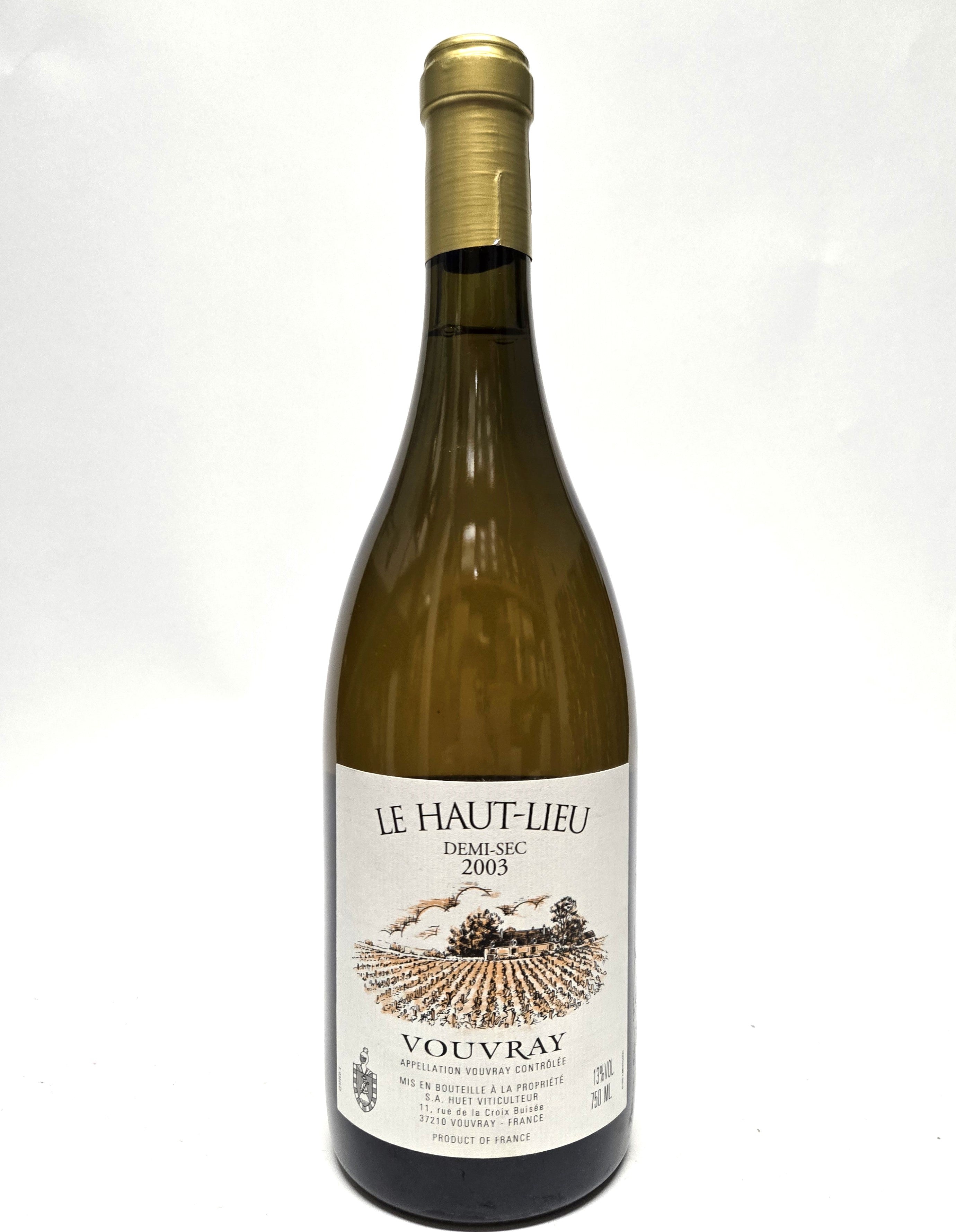 Huet 2003 Vouvray Le Haut Lieu Demi-Sec