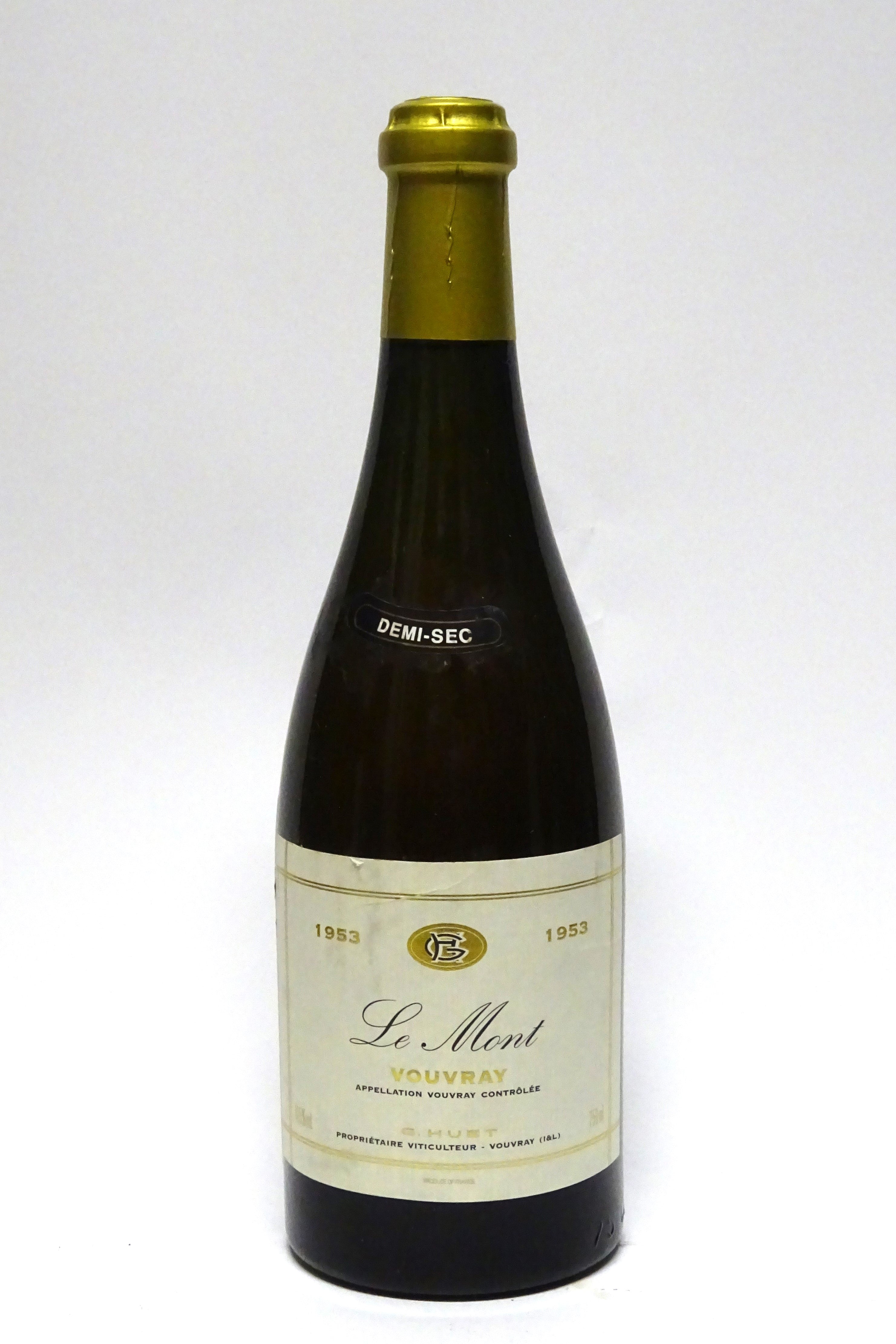 Huet 1953 Vouvray Le Mont Demi-Sec