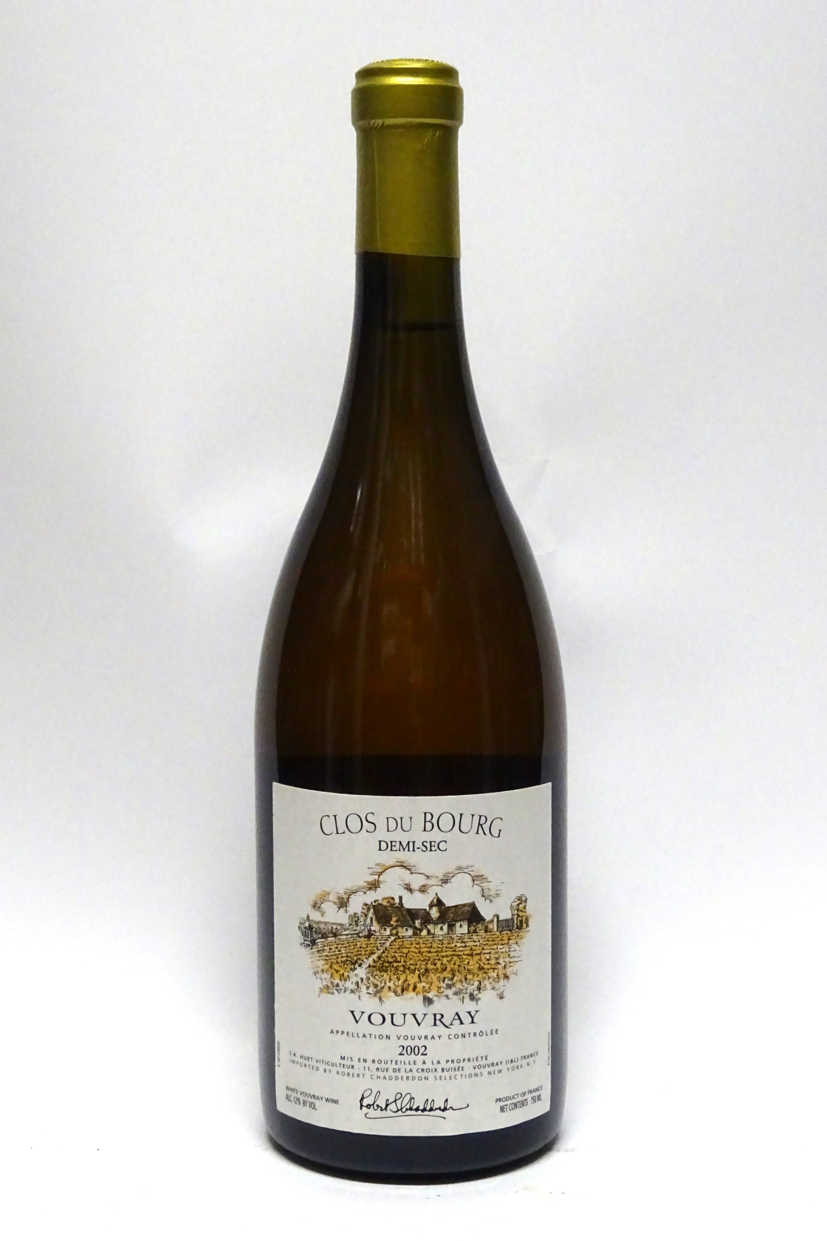 Huet 2002 Vouvray Le Clos du Bourg Demi-Sec