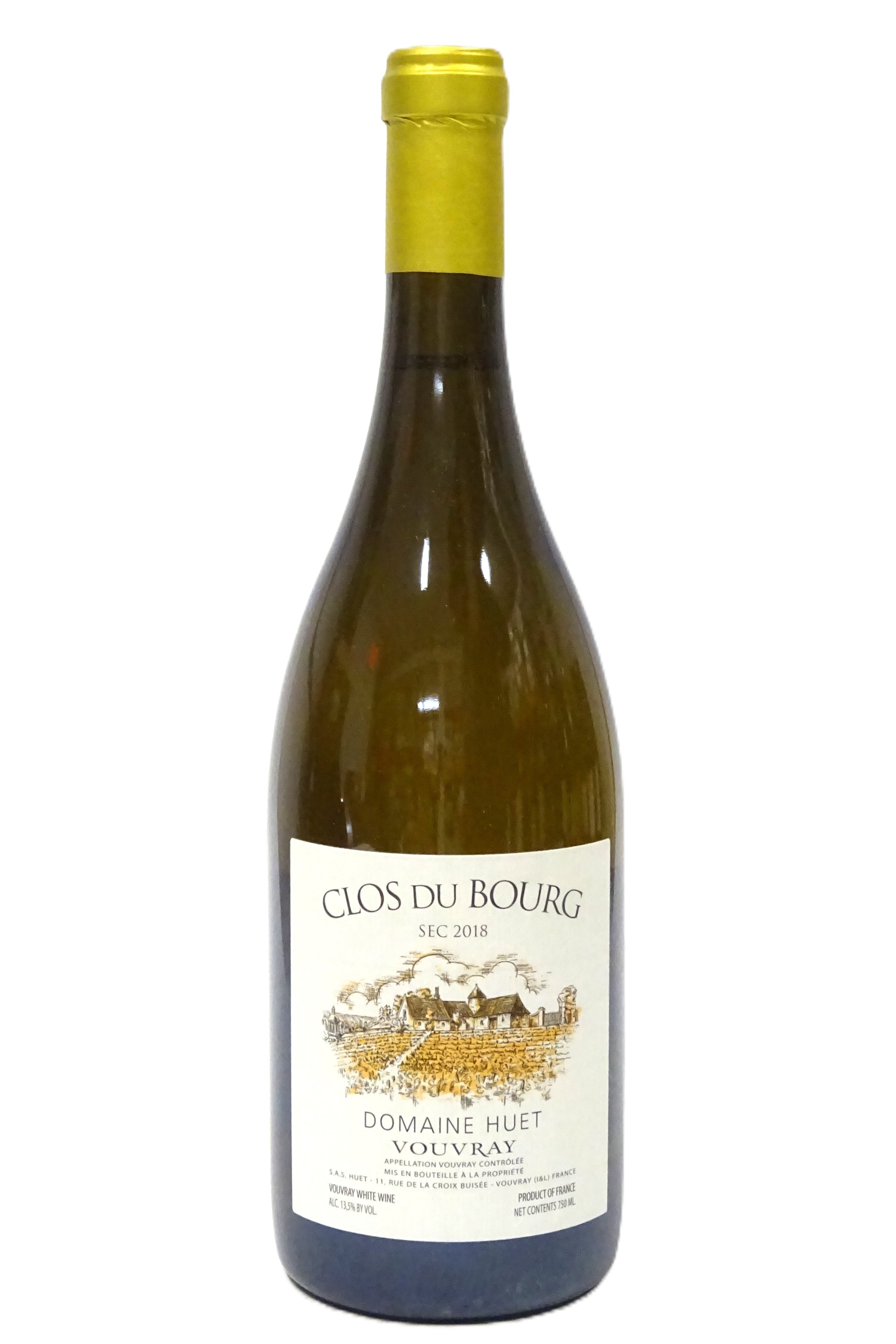 Huet 2018 Vouvray Clos du Bourg Sec