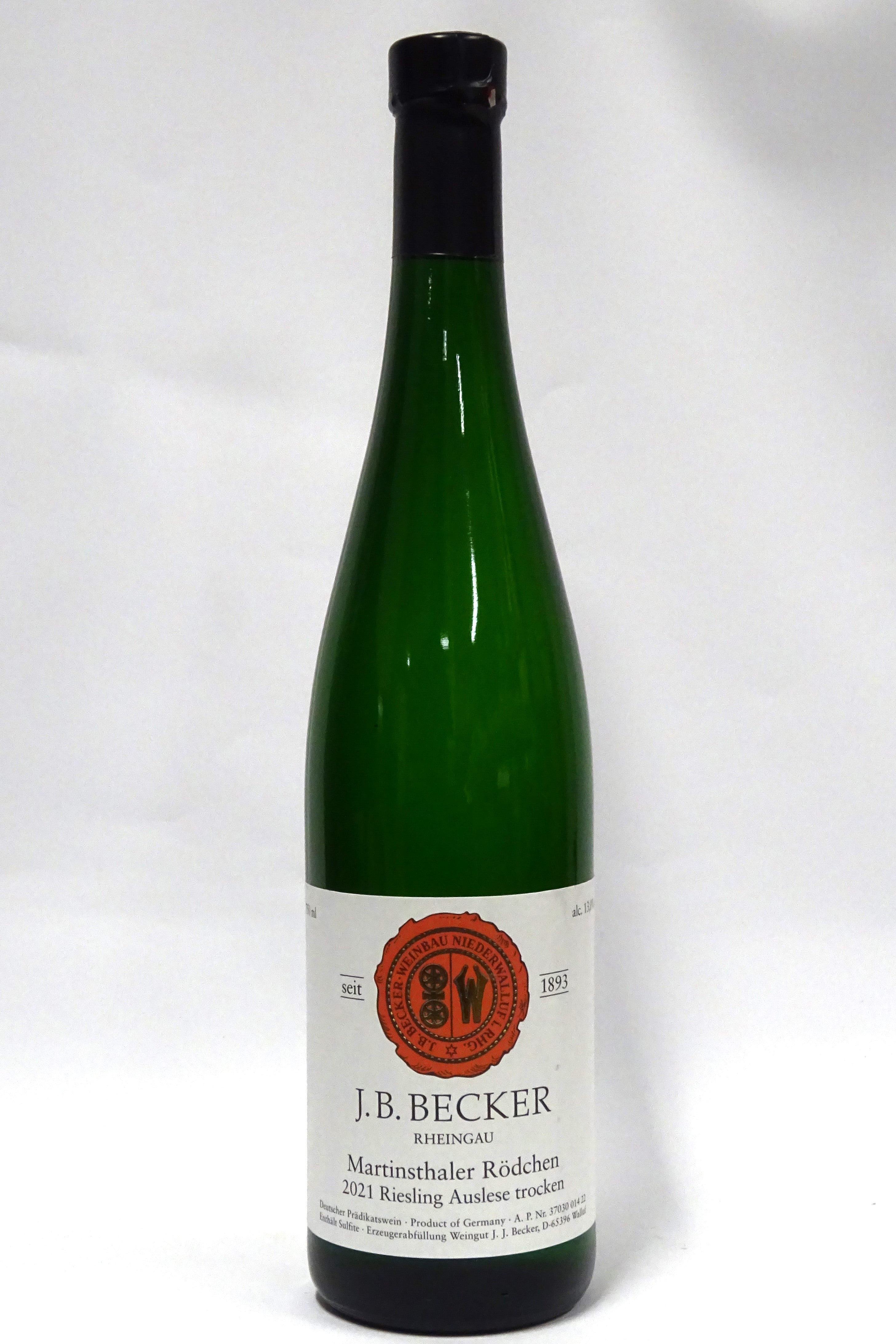 Becker, JB 2021 Martinshaler Roschen Riesling Auslese Trocken