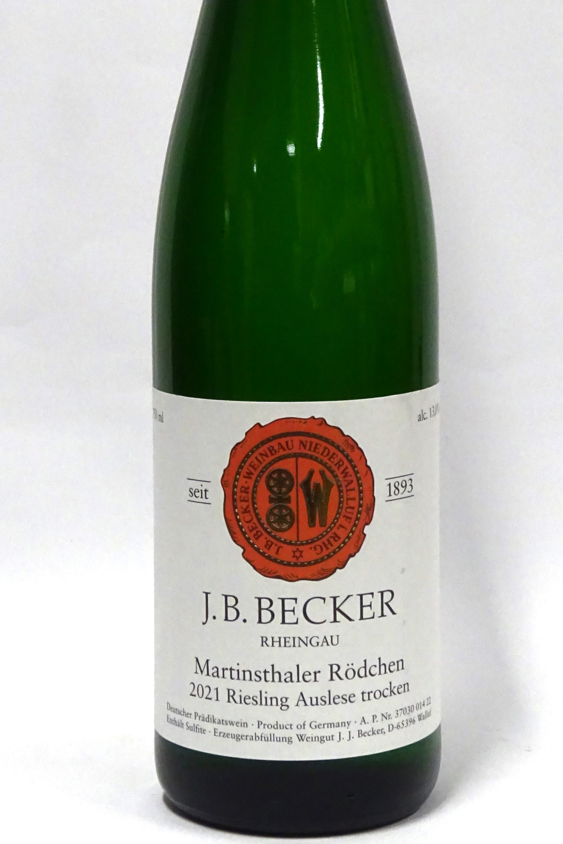 Becker, JB 2021 Martinshaler Roschen Riesling Auslese Trocken