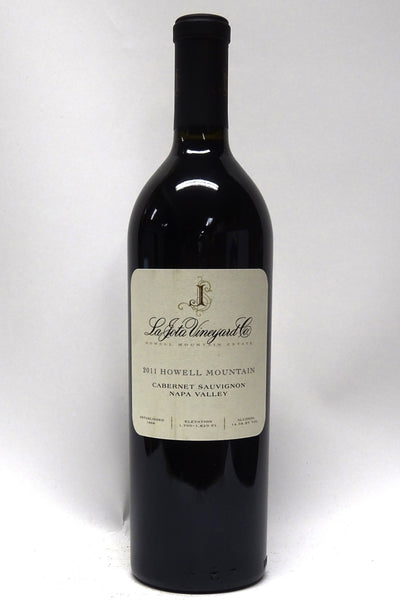 La Jota 2011 Cabernet Sauvignon Howell Mountain – Chambers Street