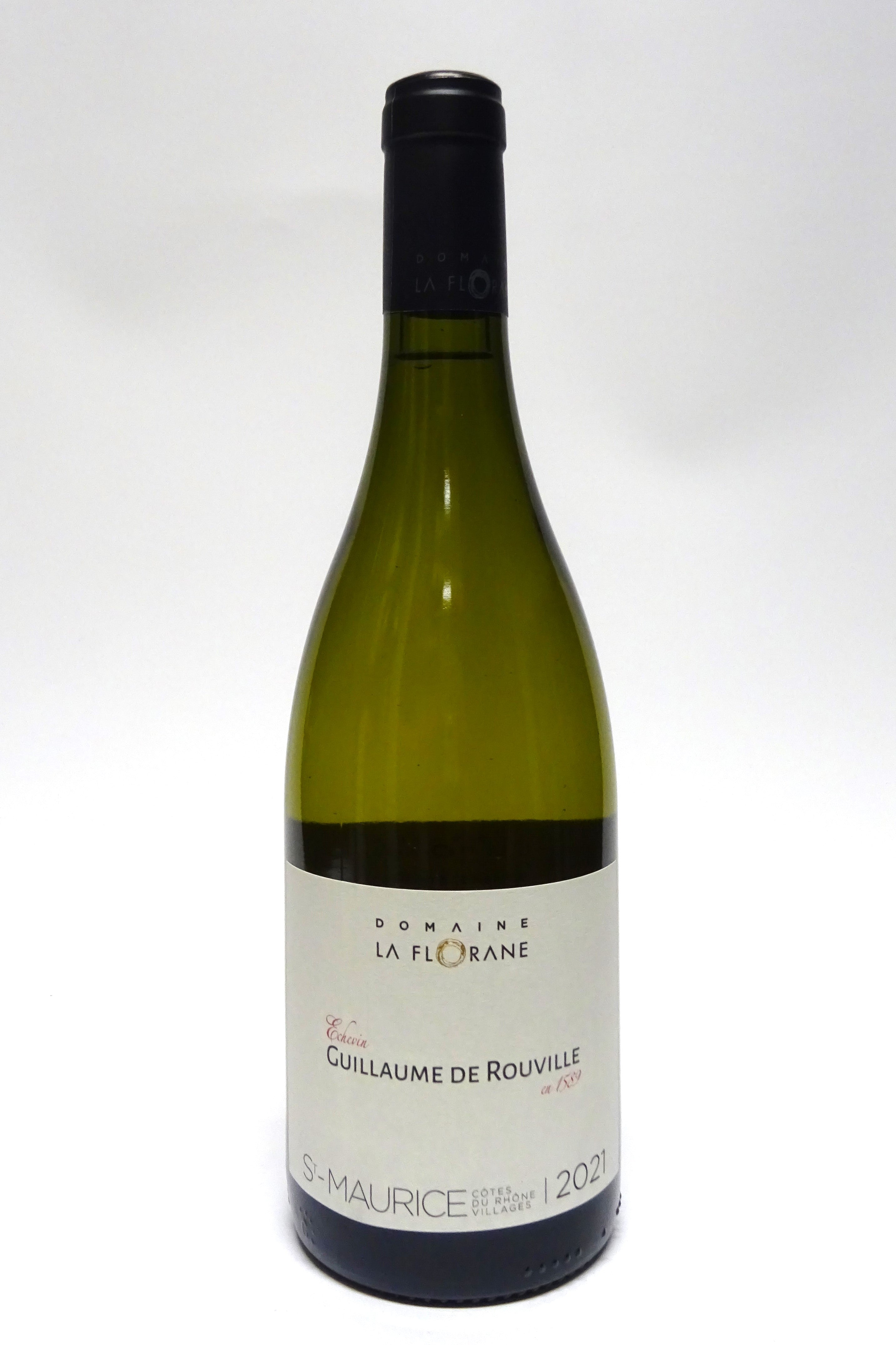 La Florane 2021 Cotes-du-Rhone Villages St Maurice Echevin Guillaume de Rouville Blanc