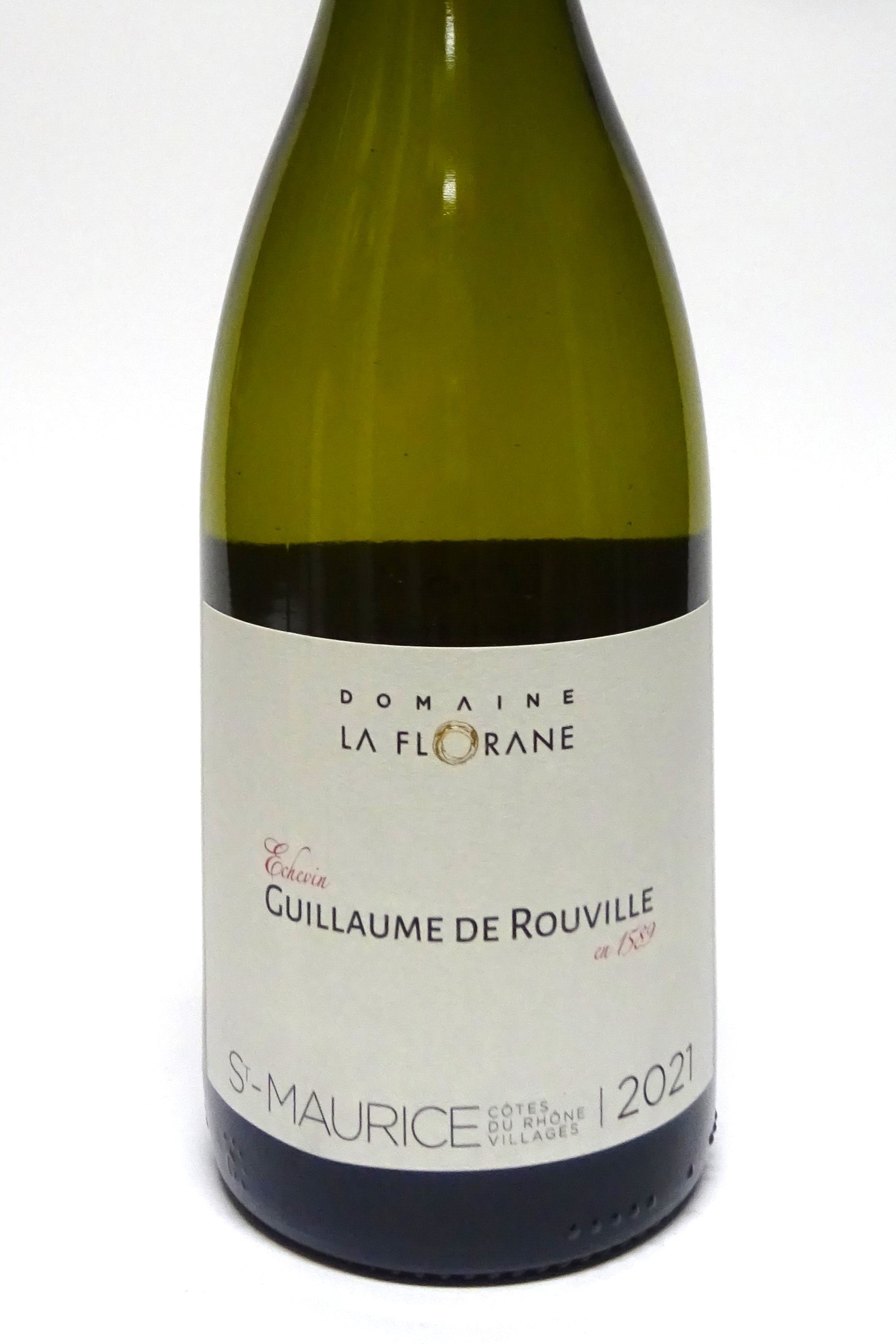 La Florane 2021 Cotes-du-Rhone Villages St Maurice Echevin Guillaume de Rouville Blanc