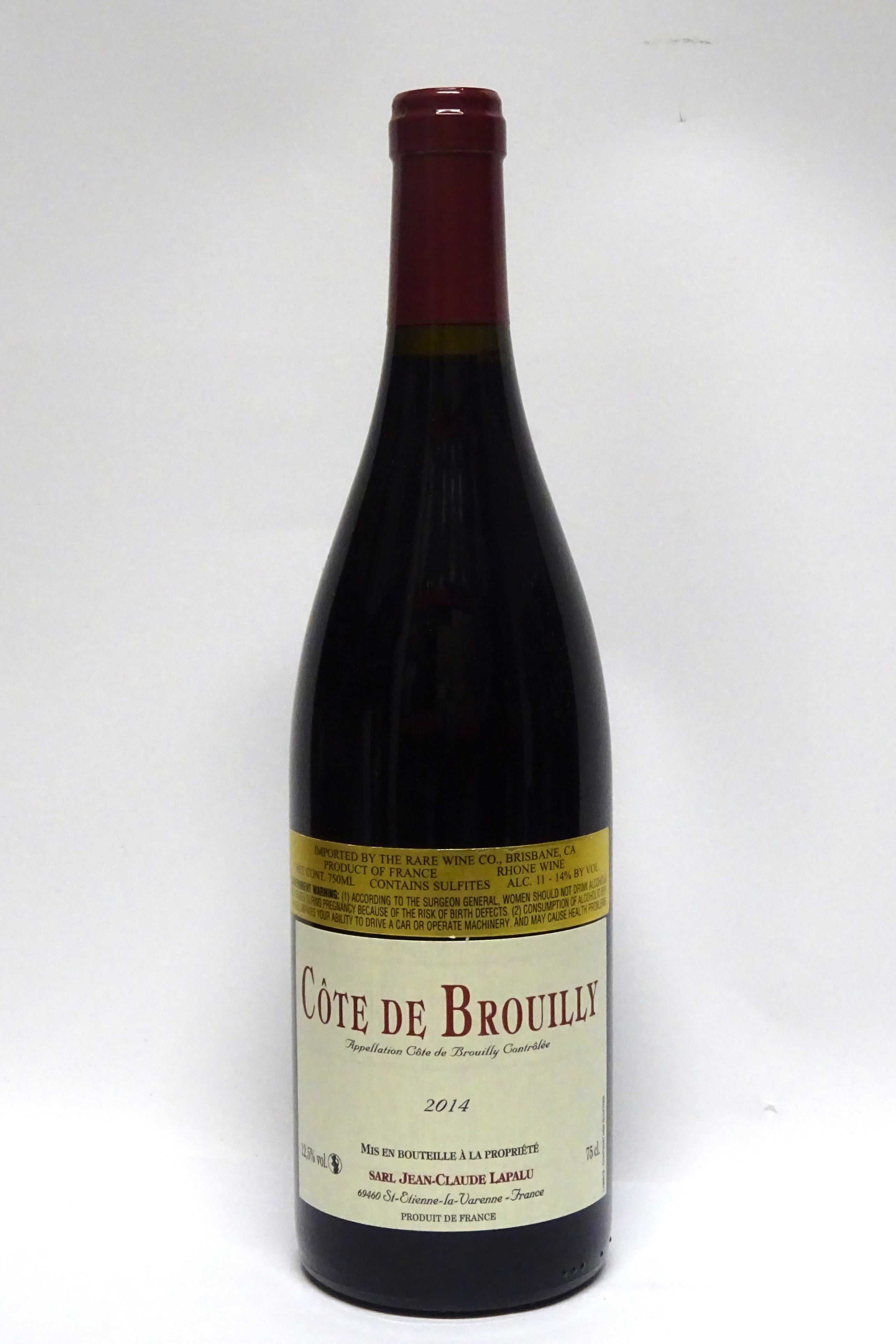 Lapalu 2014 Cote de Brouilly