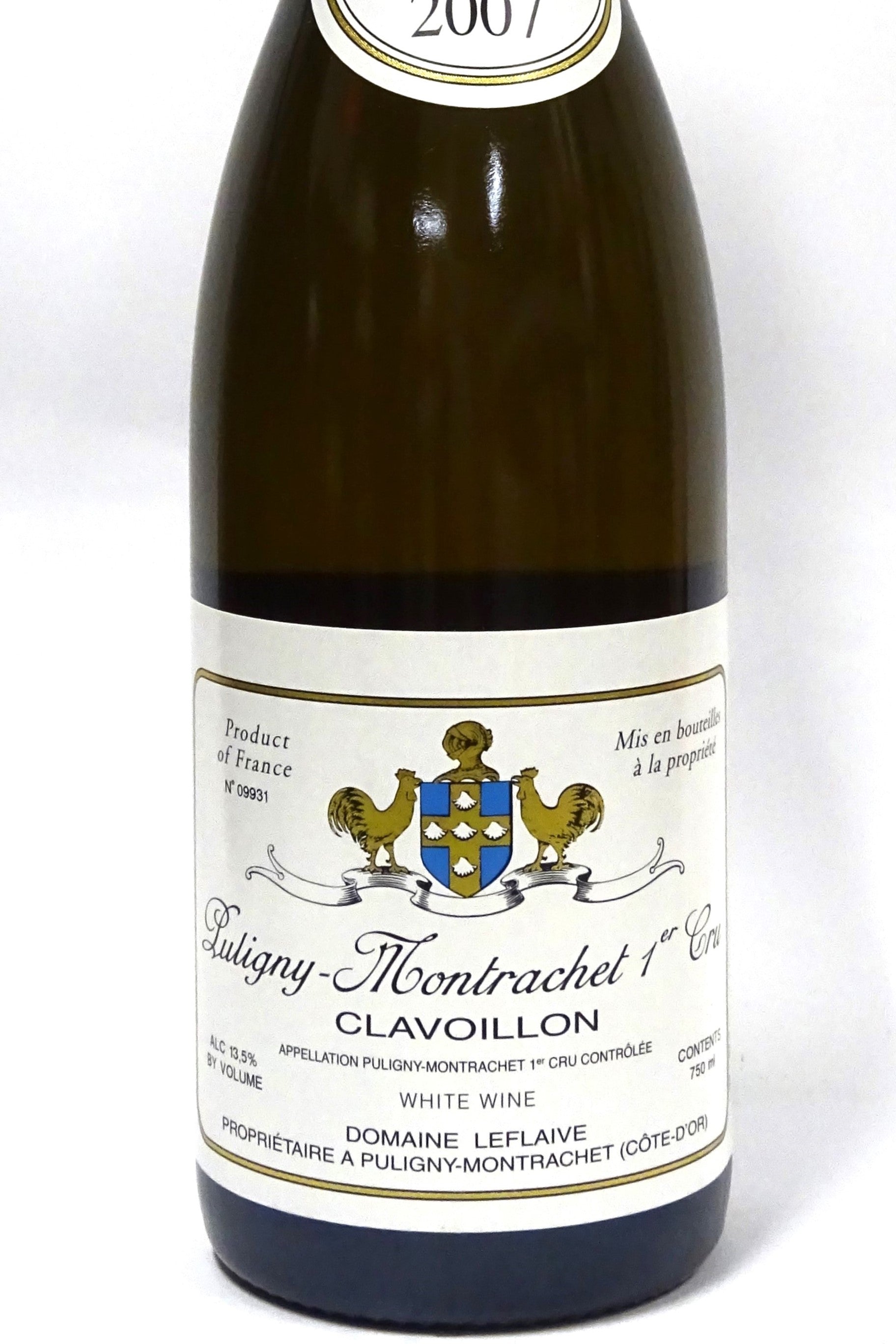Leflaive 2007 Puligny Montrachet 1er Cru Clavoillon
