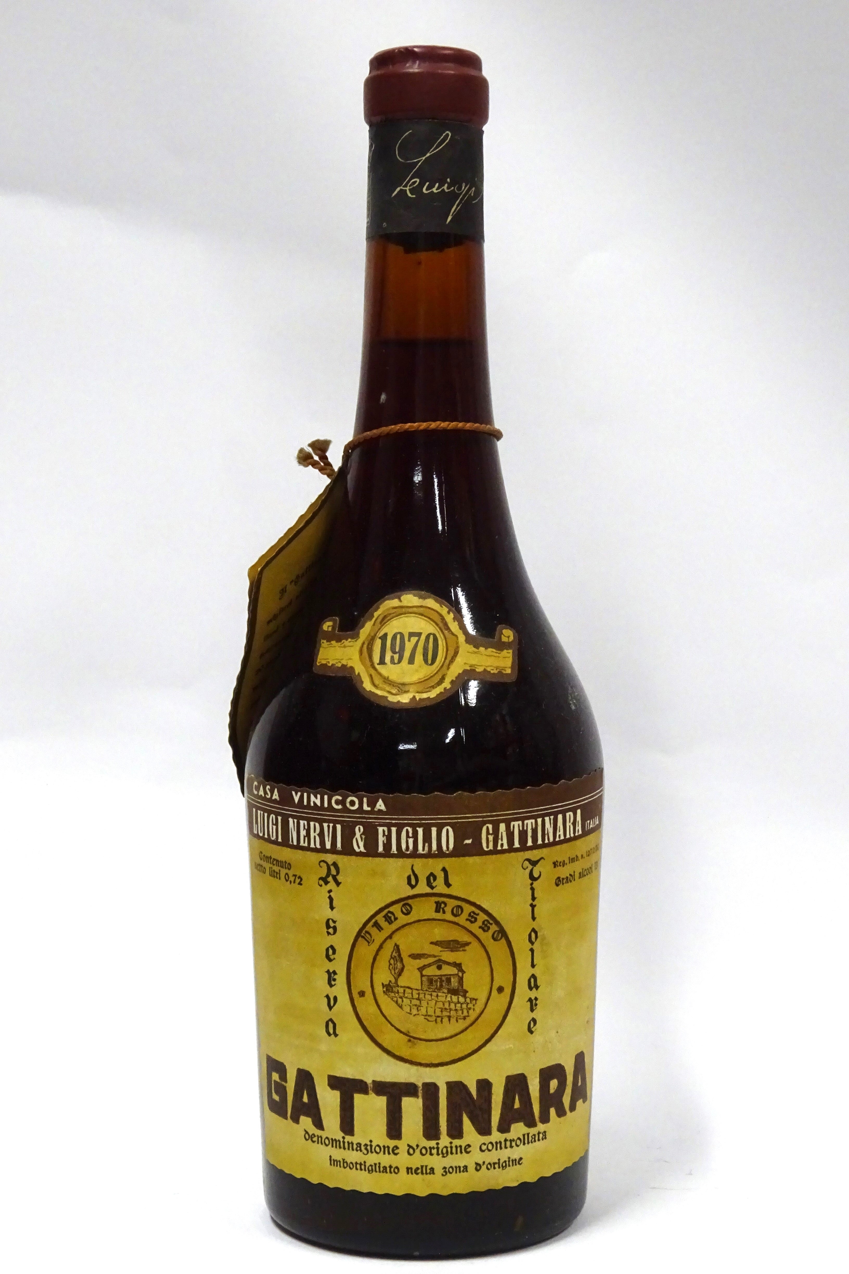 Nervi, Luigi & Italo 1970 Gattinara Riserva del Titolare