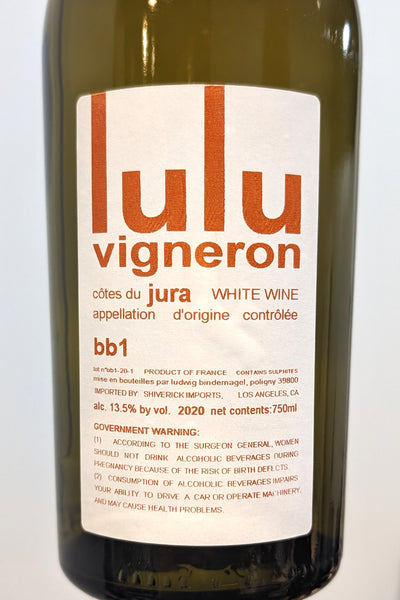 Lulu Vigneron 2020 Cotes du Jura 'BB1' (Chard/Savagnin) – Chambers