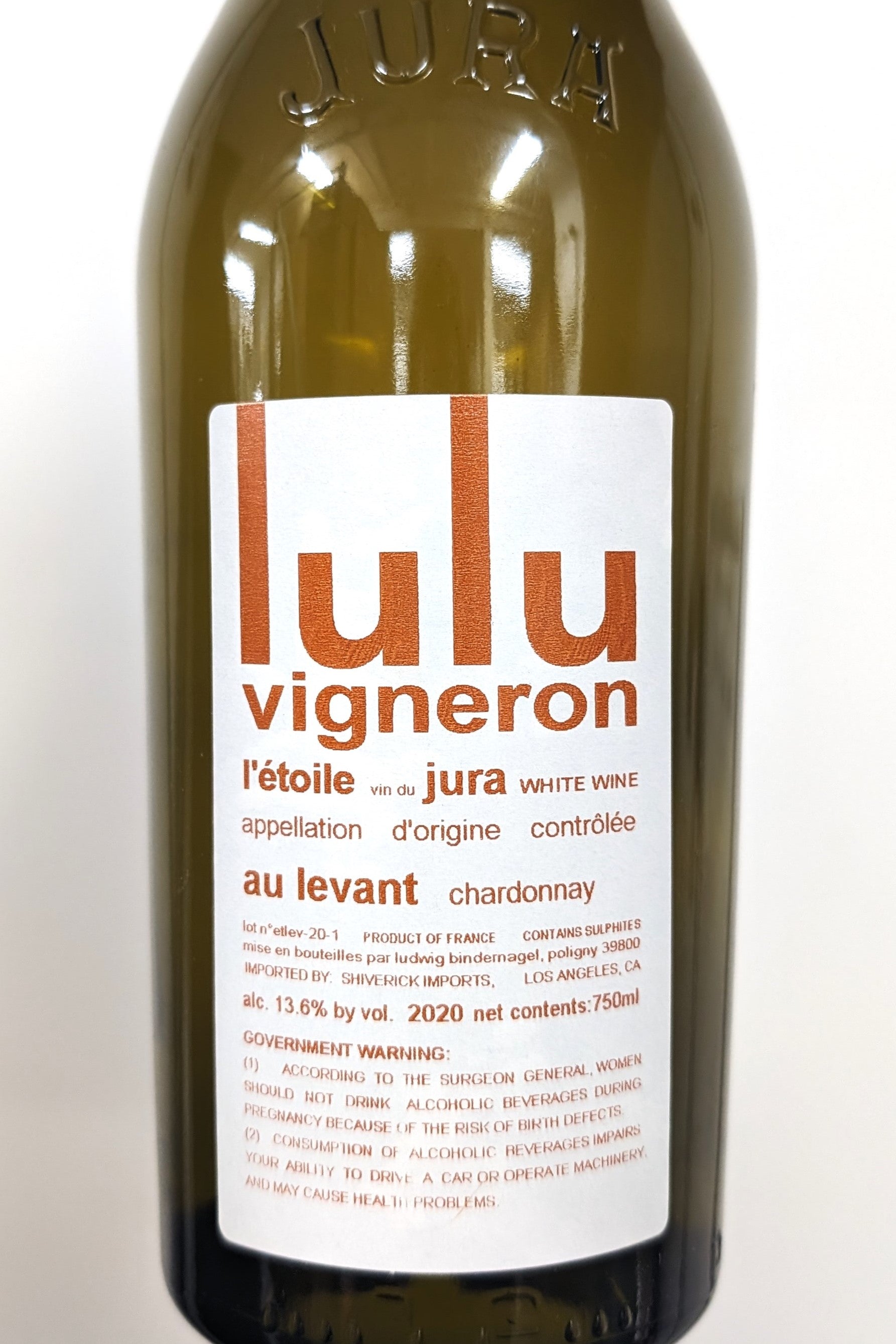 Lulu Vigneron 2020 L'Etoile au Lèvant (Chardonnay)