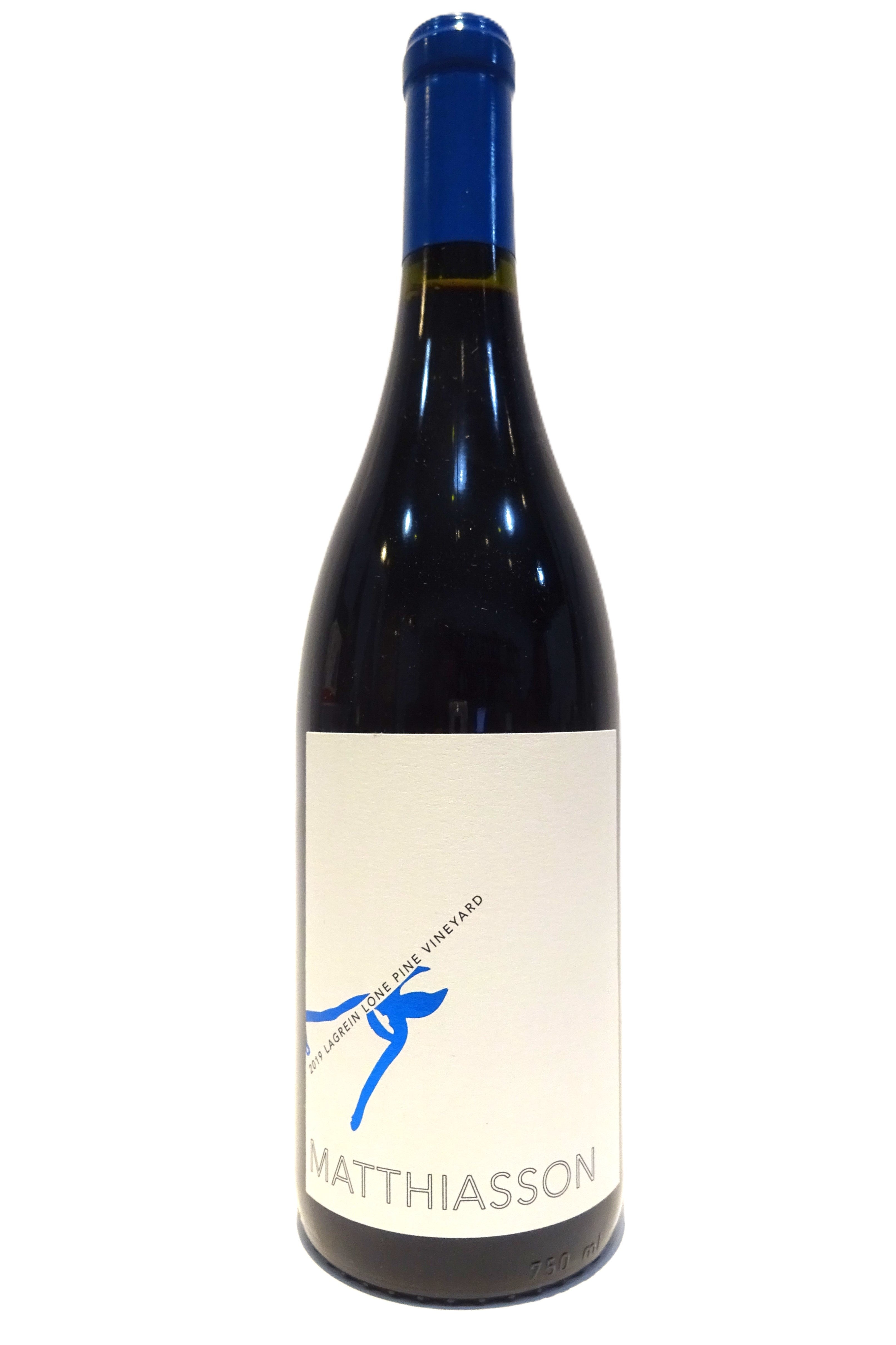 Matthiasson 2019 El Dorado Lagrein Lone Pine Vyd