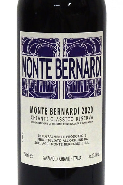 Monte Bernardi 2020 Chianti Classico Riserva – Chambers Street Wines