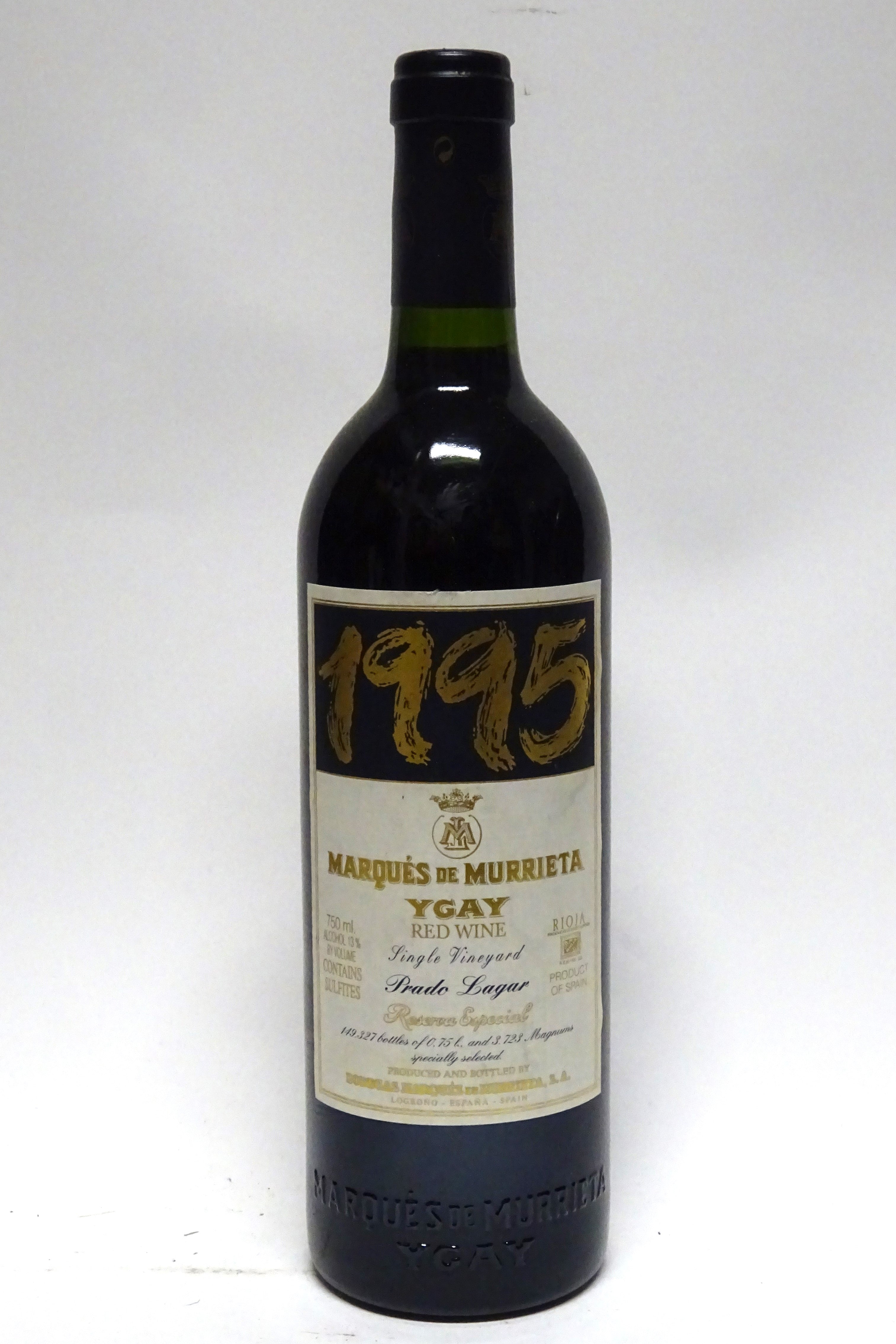 Marques de Murrieta 1995 Rioja Reserva Especial Ygay Prado Lagar