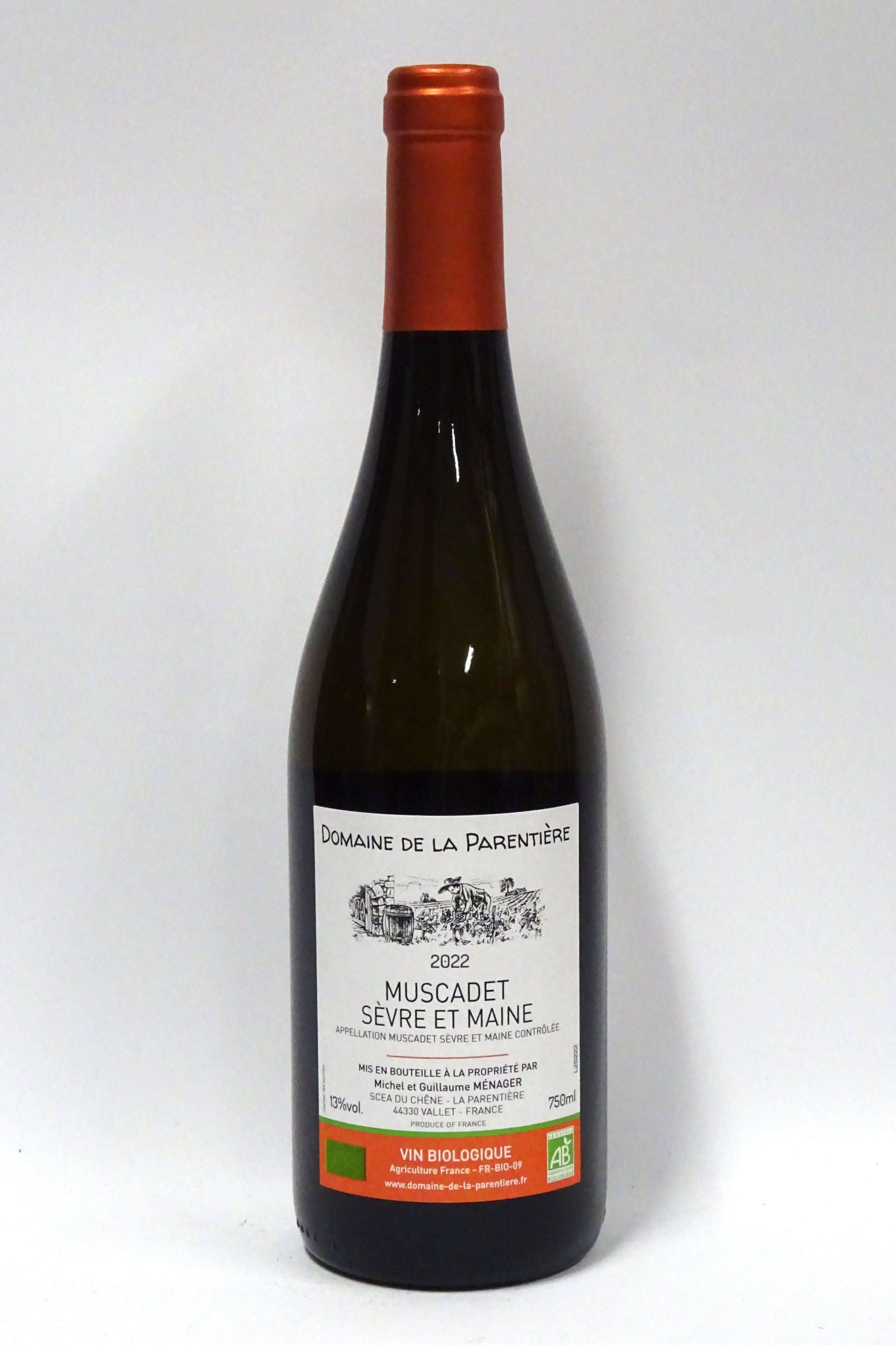 Parentière 2022 Muscadet Serve et Maine Vieilles Vignes