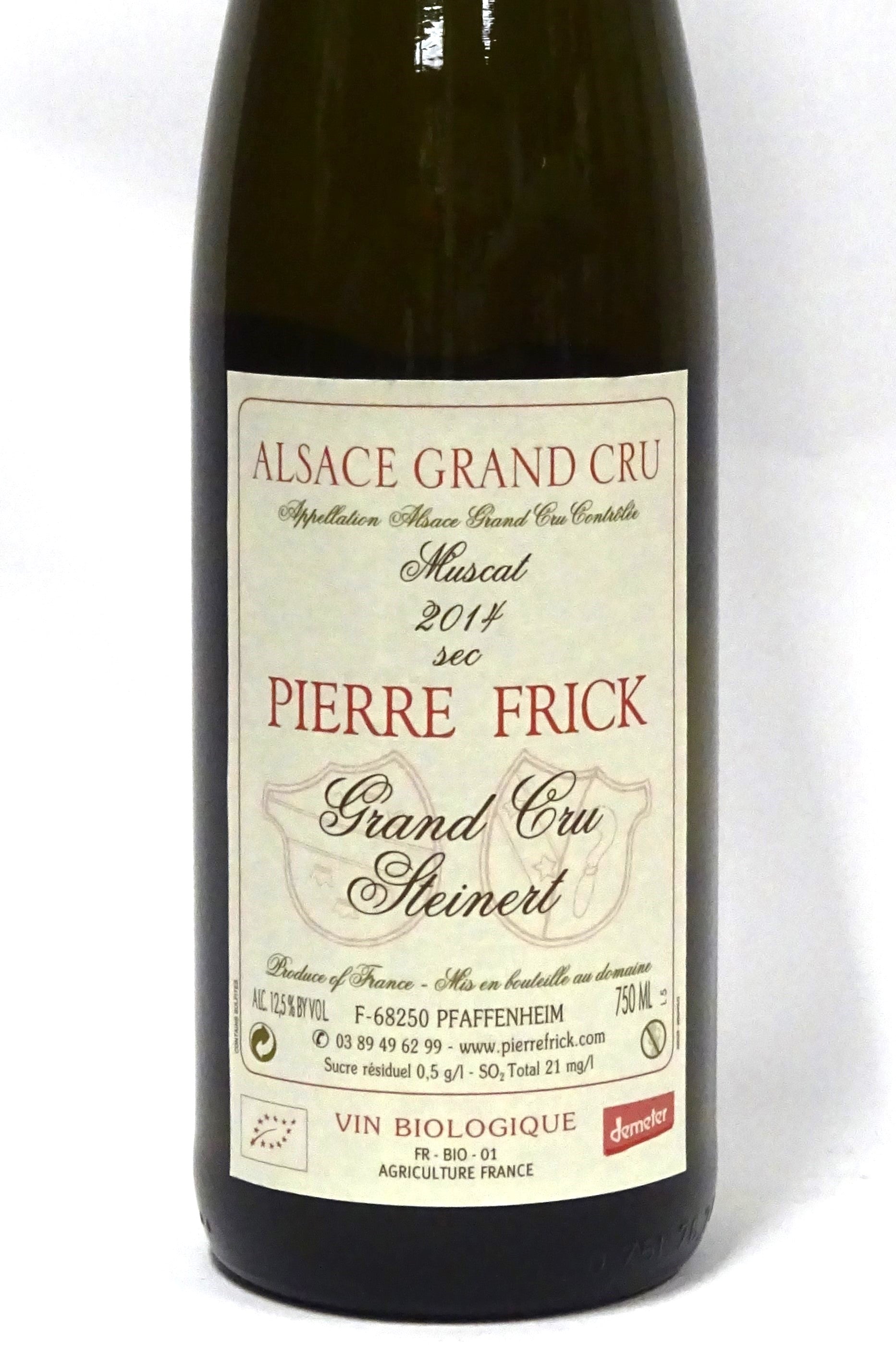 Frick, Pierre 2014 Alsace Steinert Muscat
