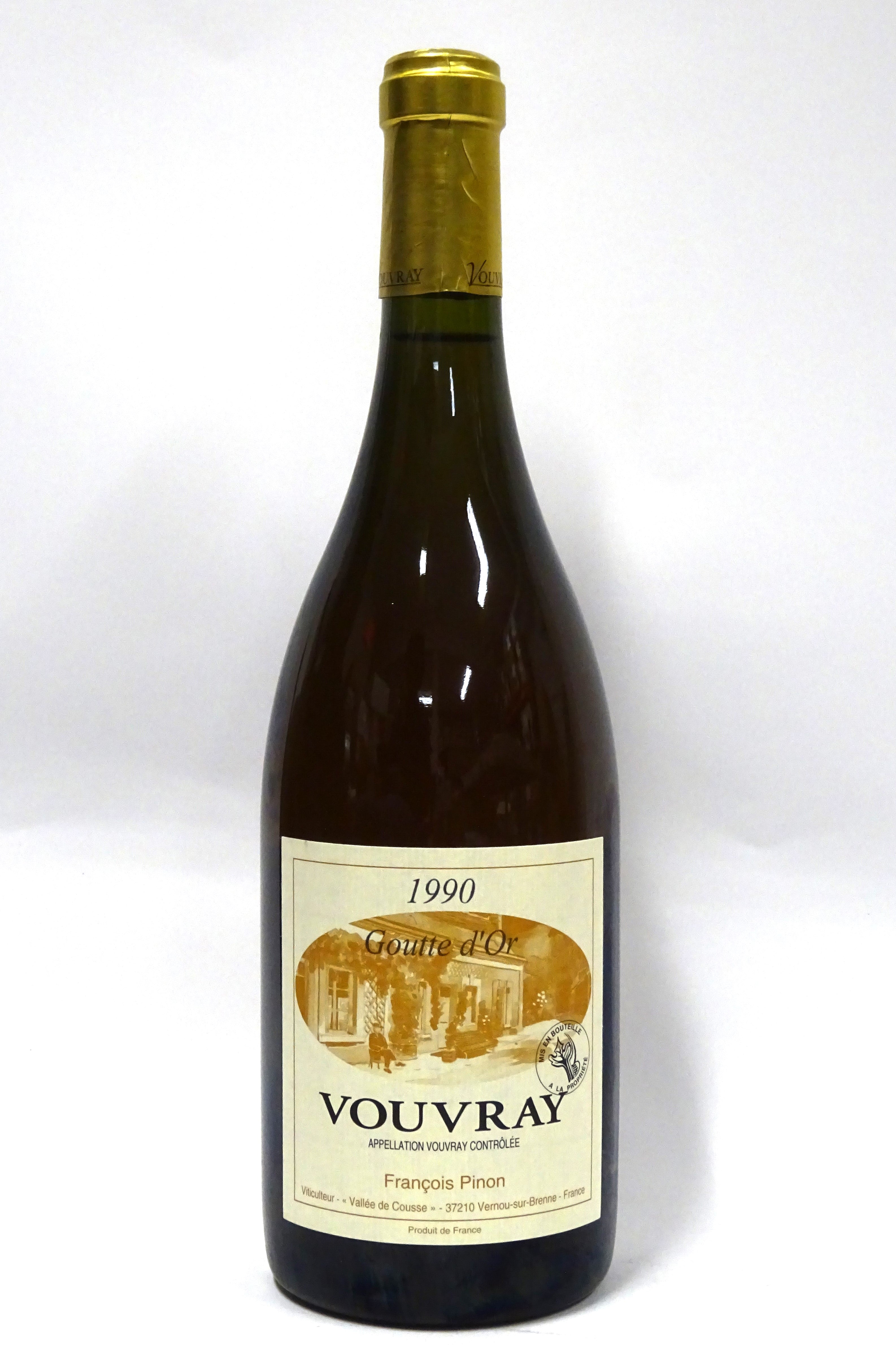 Pinon, Francois & Julien 1990 Vouvray Goutte d'Or 750ml - Pre-arrival (Arrives Mid-September)