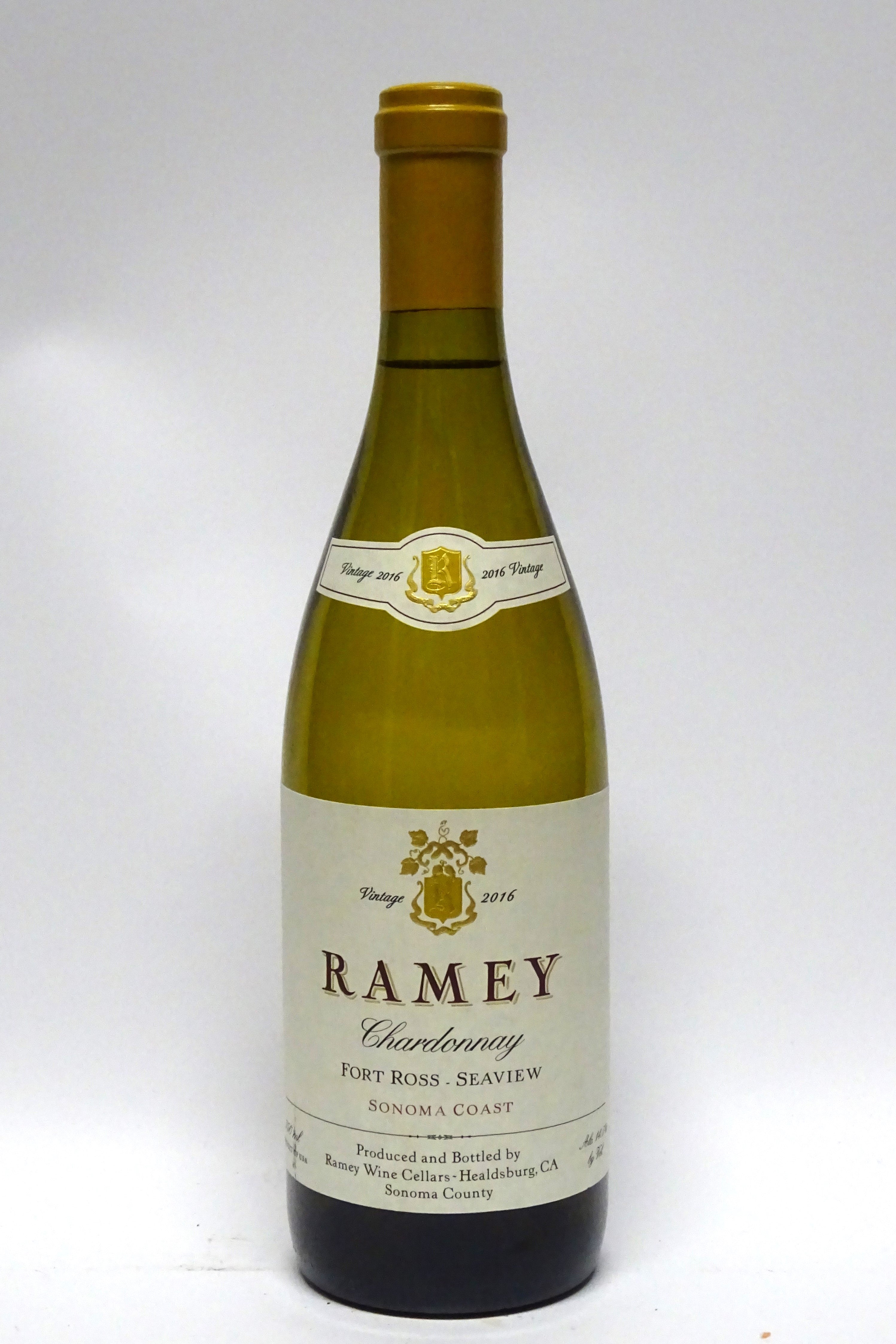 Ramey 2016 Sonoma Coast Chardonnay Fort Ross-Seaview