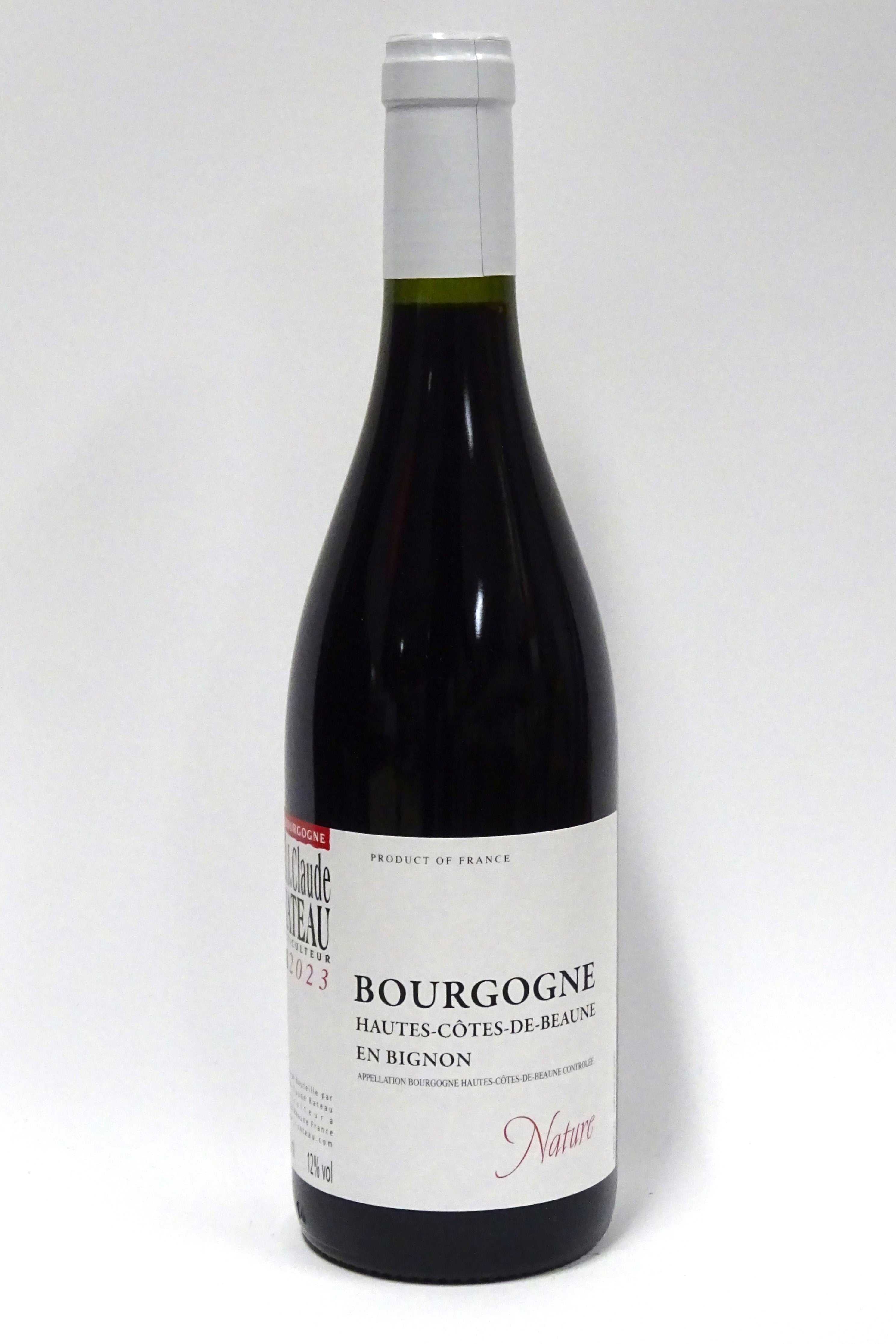 Rateau, Jean-Claude 2023 Hautes Côtes de Beaune "En Bignon"