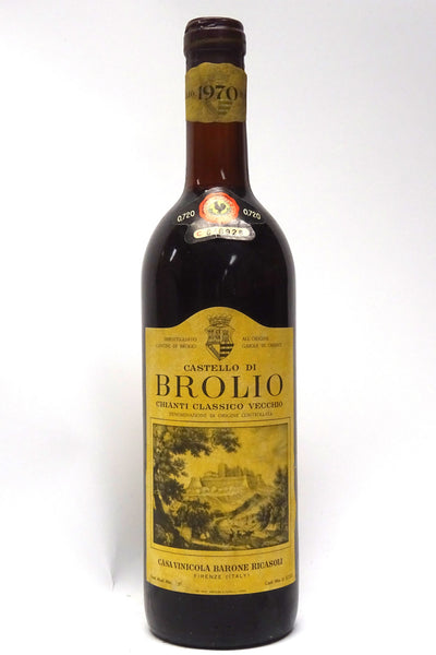 Barone Ricasoli 1970 Chianti Classico Vecchio – Chambers Street Wines