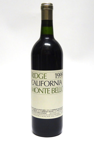 海外ブランド  Mountains Cruz Santa 1999 Ridge Monte Chambers – Bello ワイン
