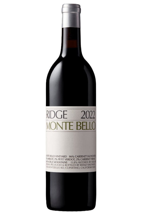 Ridge 2022 Monte Bello Cabernet Sauvignon