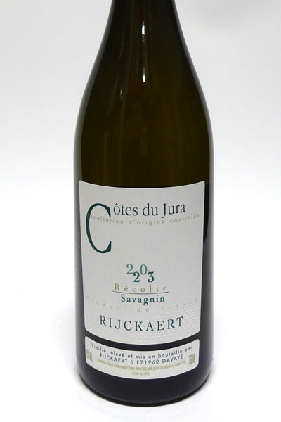 Rijckaert 2023 Cotes du Jura Savagnin – Chambers Street Wines