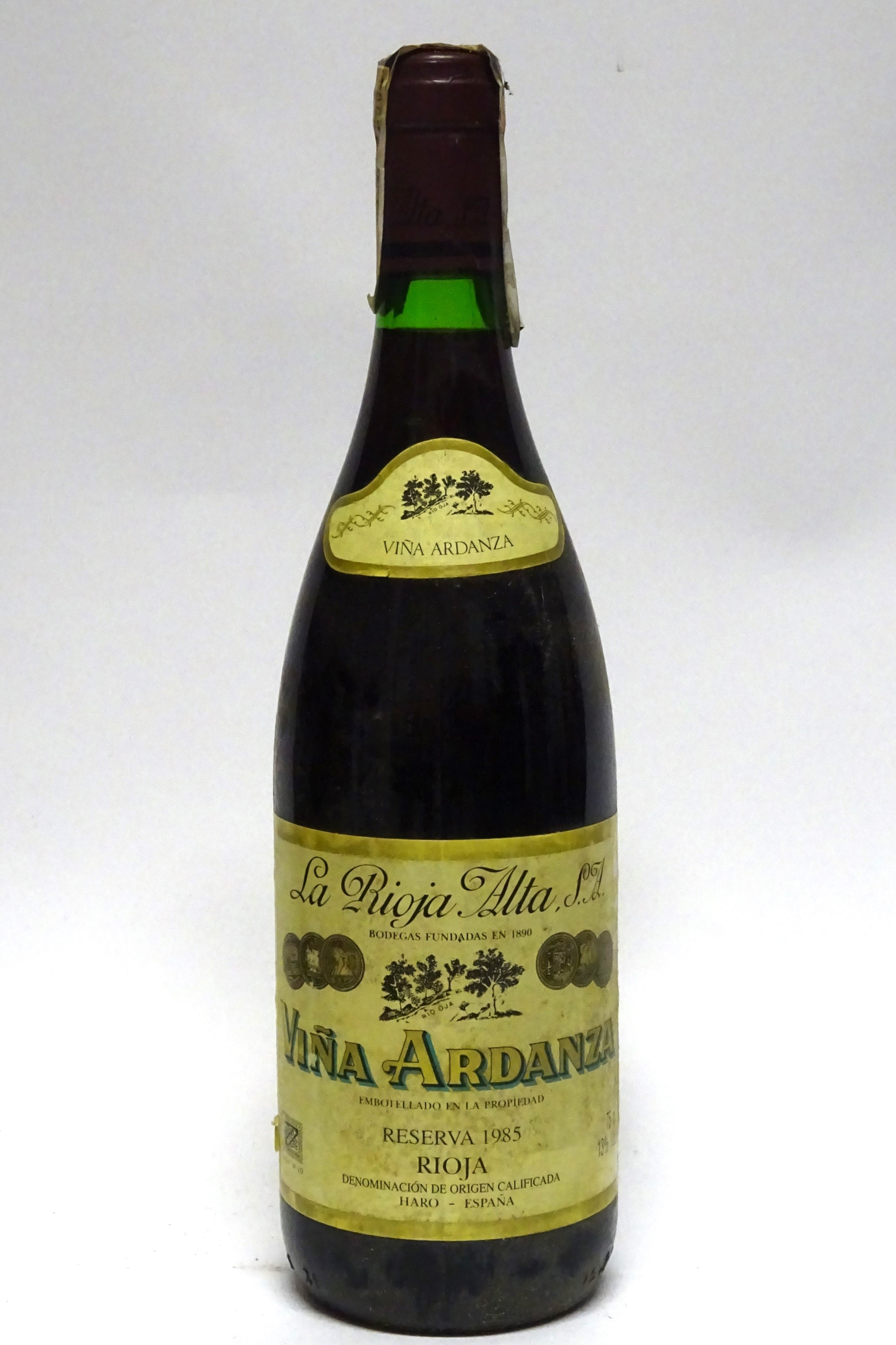 La Rioja Alta 1985 Rioja Reserva Vina Ardanza