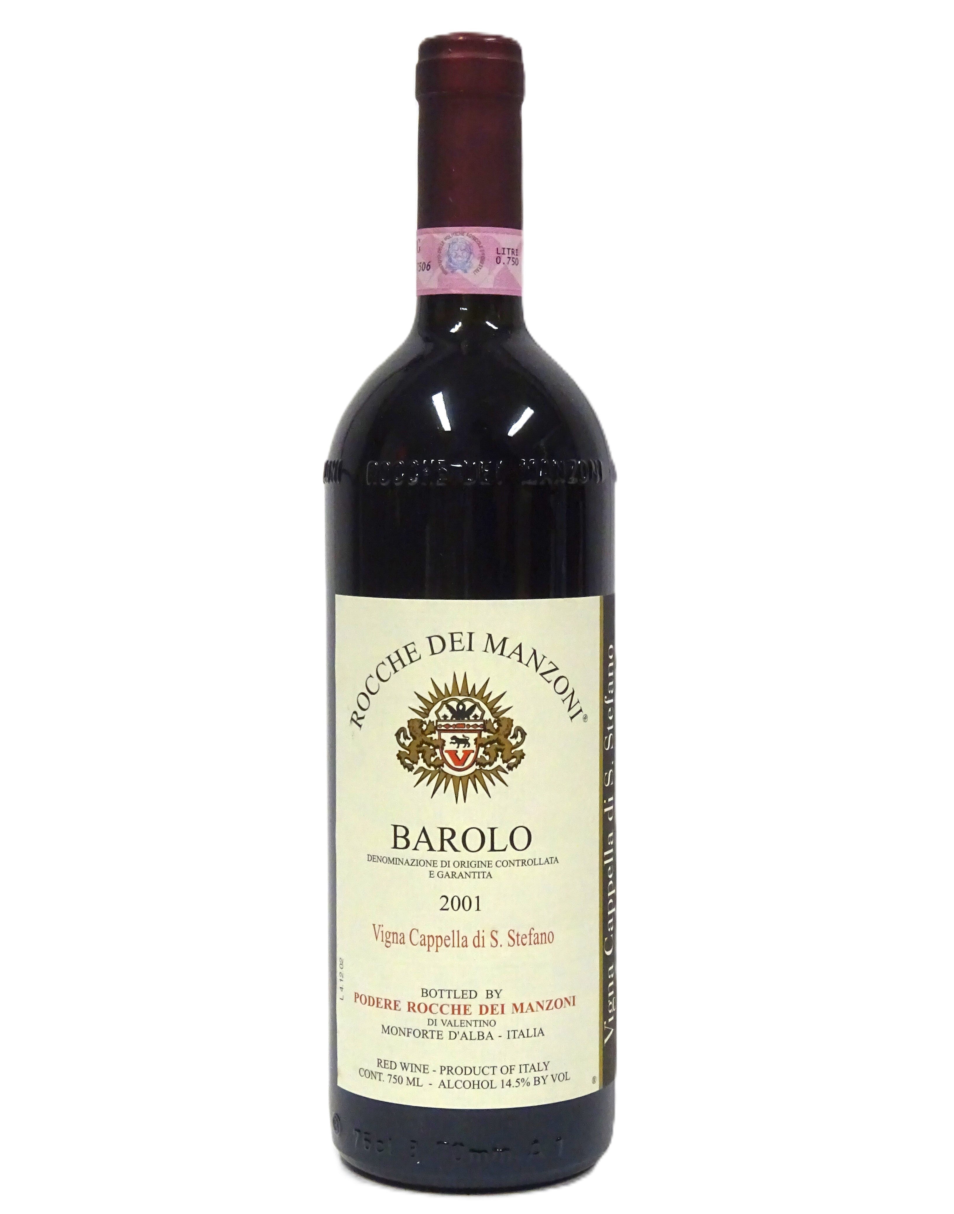 Rocche dei Manzoni 2001 Barolo Capella Santo Stefano di Perno