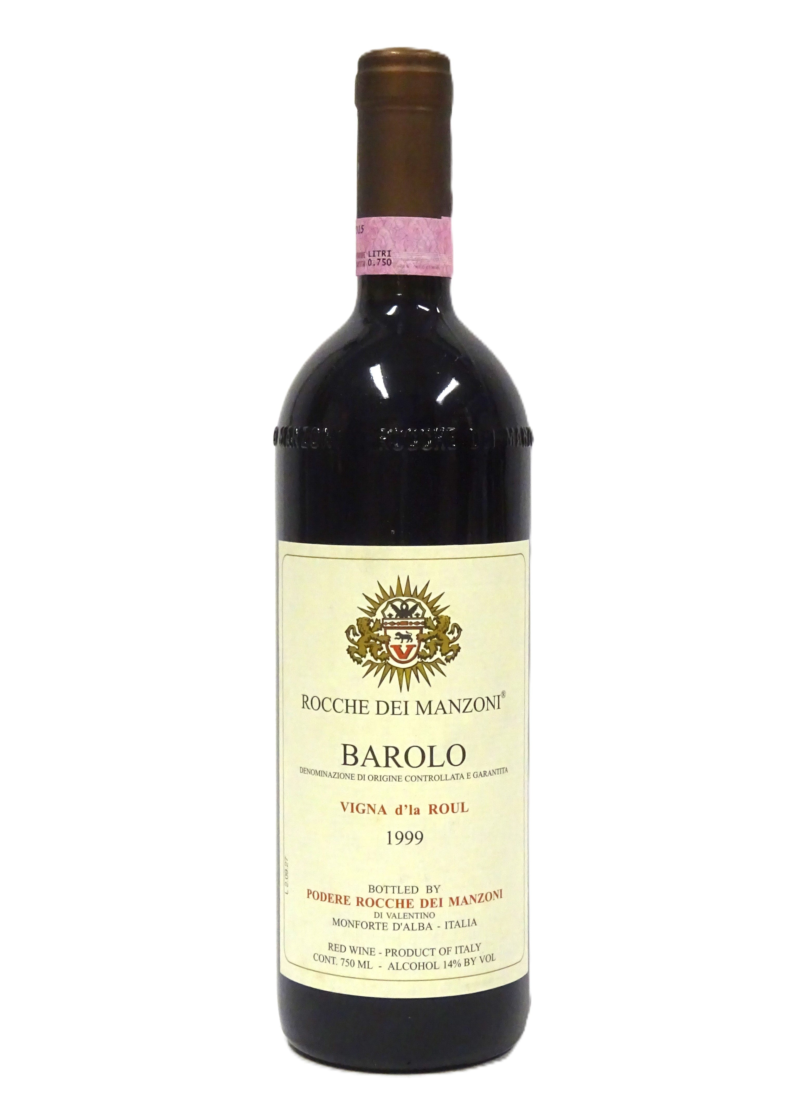 Rocche dei Manzoni 1999 Barolo Vigna d'la Roul