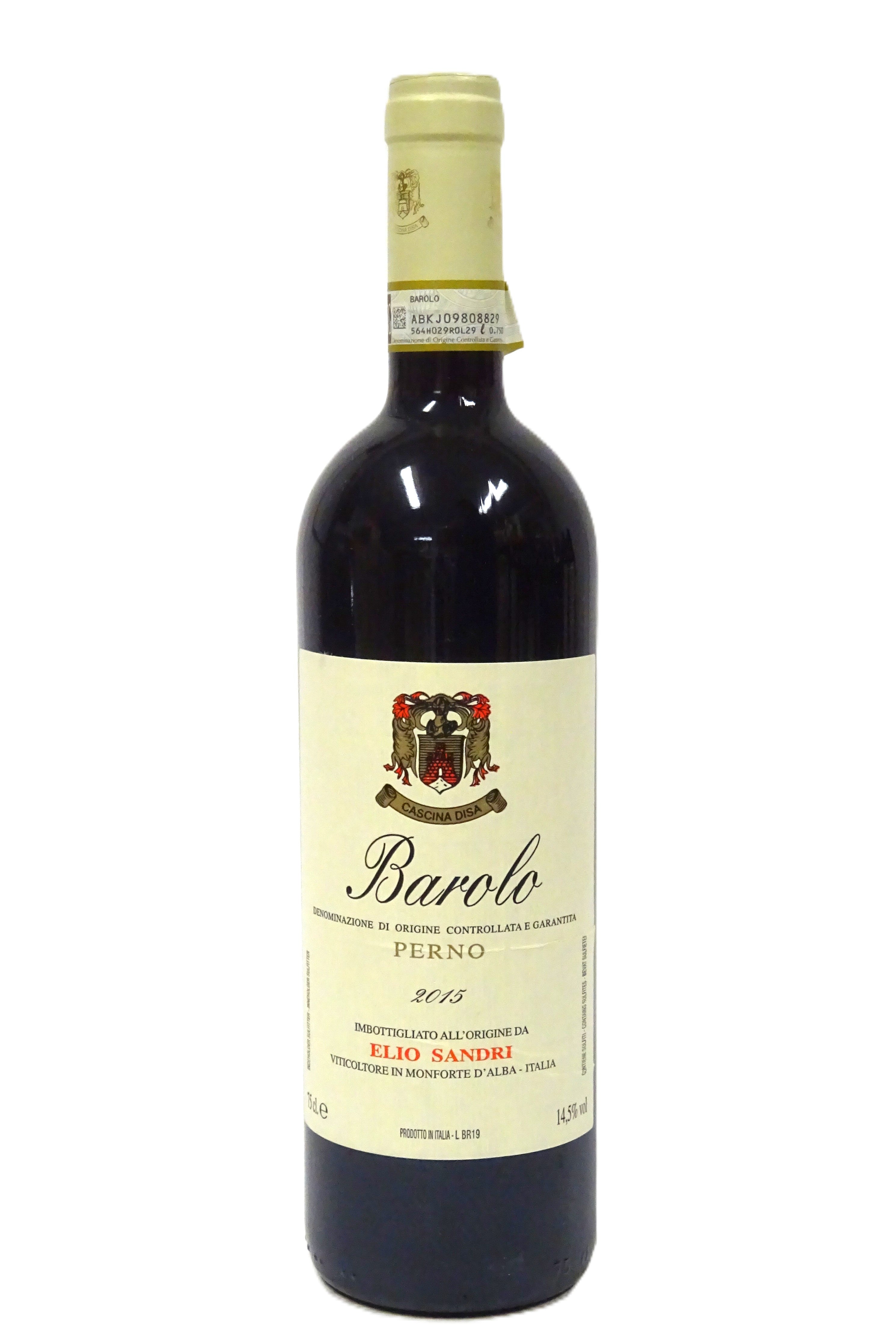 Sandri, Elio (Cascina Disa) 2015 Barolo Perno