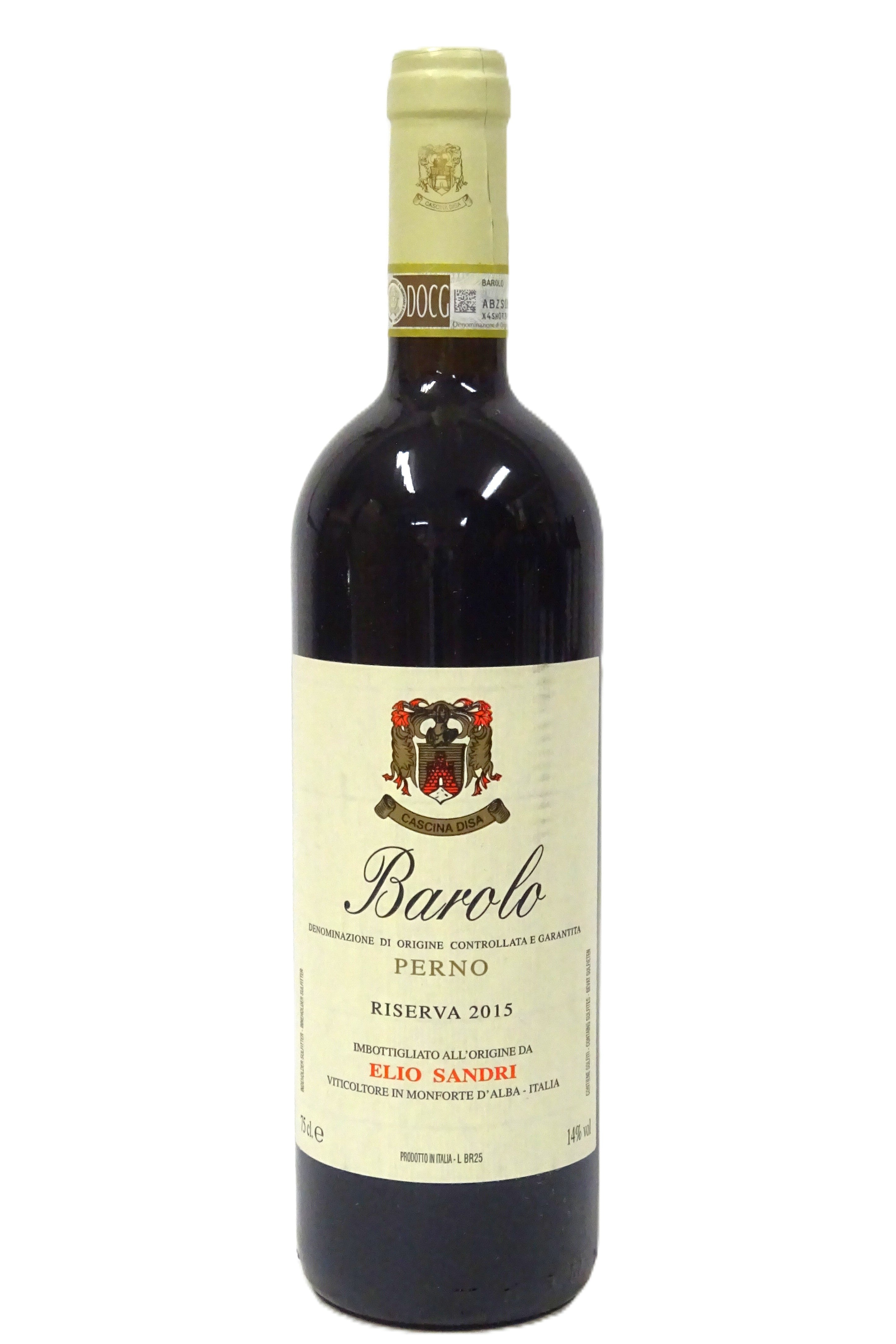 Sandri, Elio (Cascina Disa) 2015 Barolo Perno Riserva