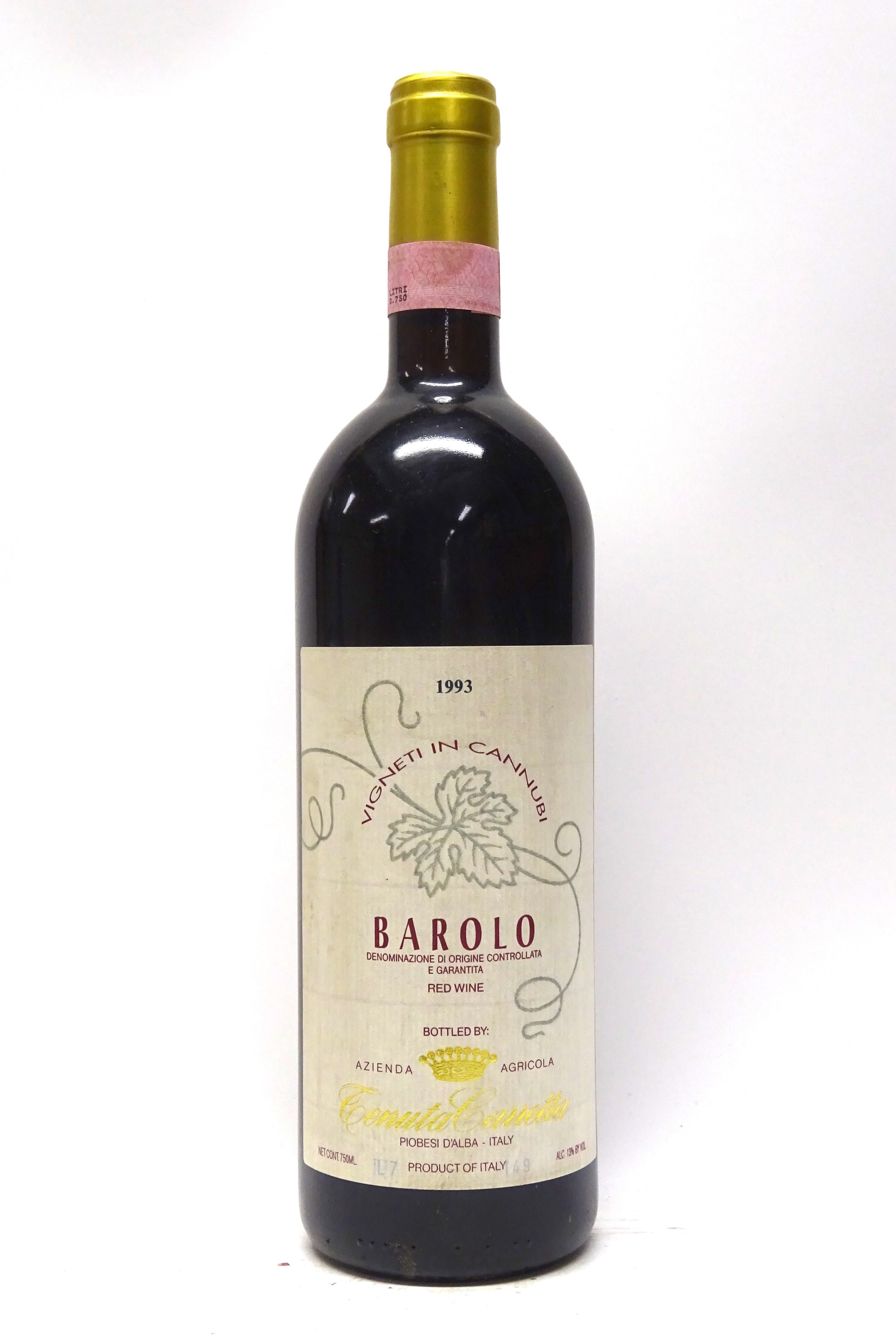 Carretta 1993 Barolo Cannubi
