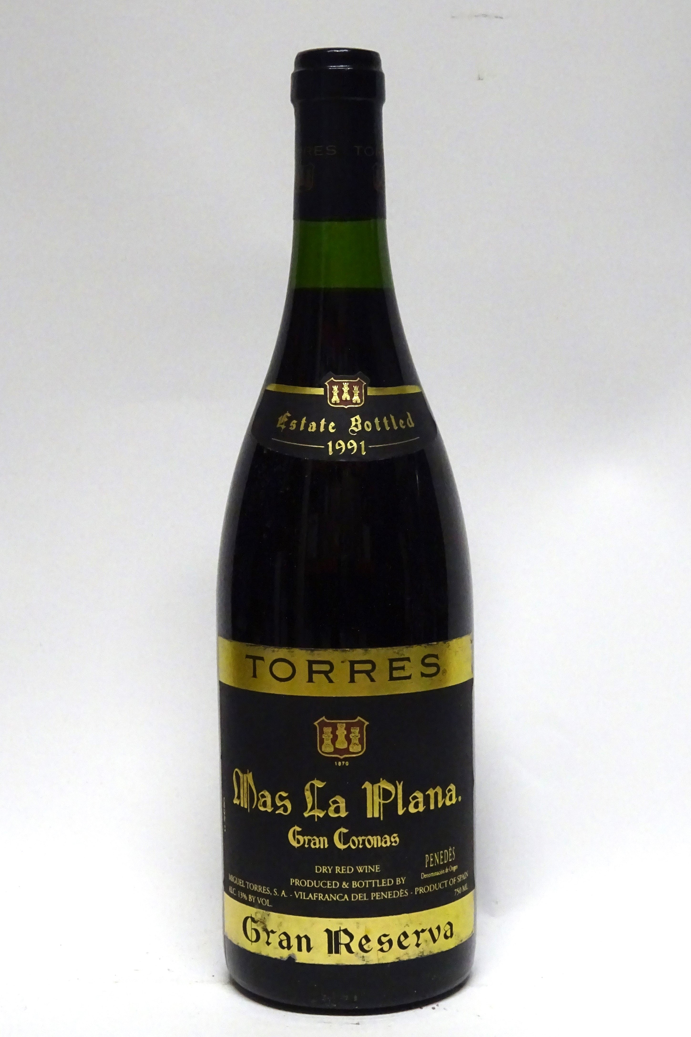 Torres 1991 Gran Coronas Gran Reserva Mas La Plana