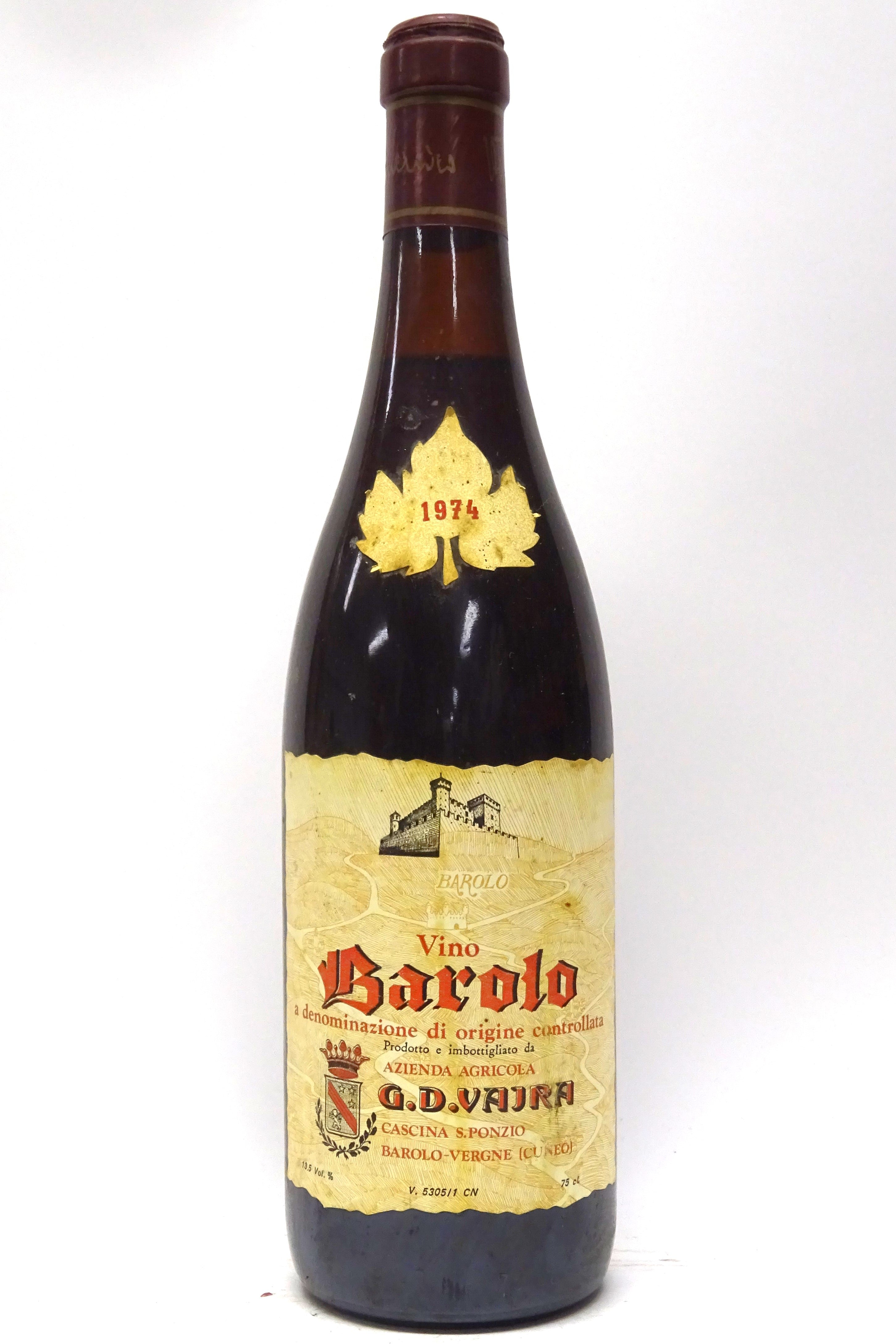 Vajra, G.D. 1974 Barolo