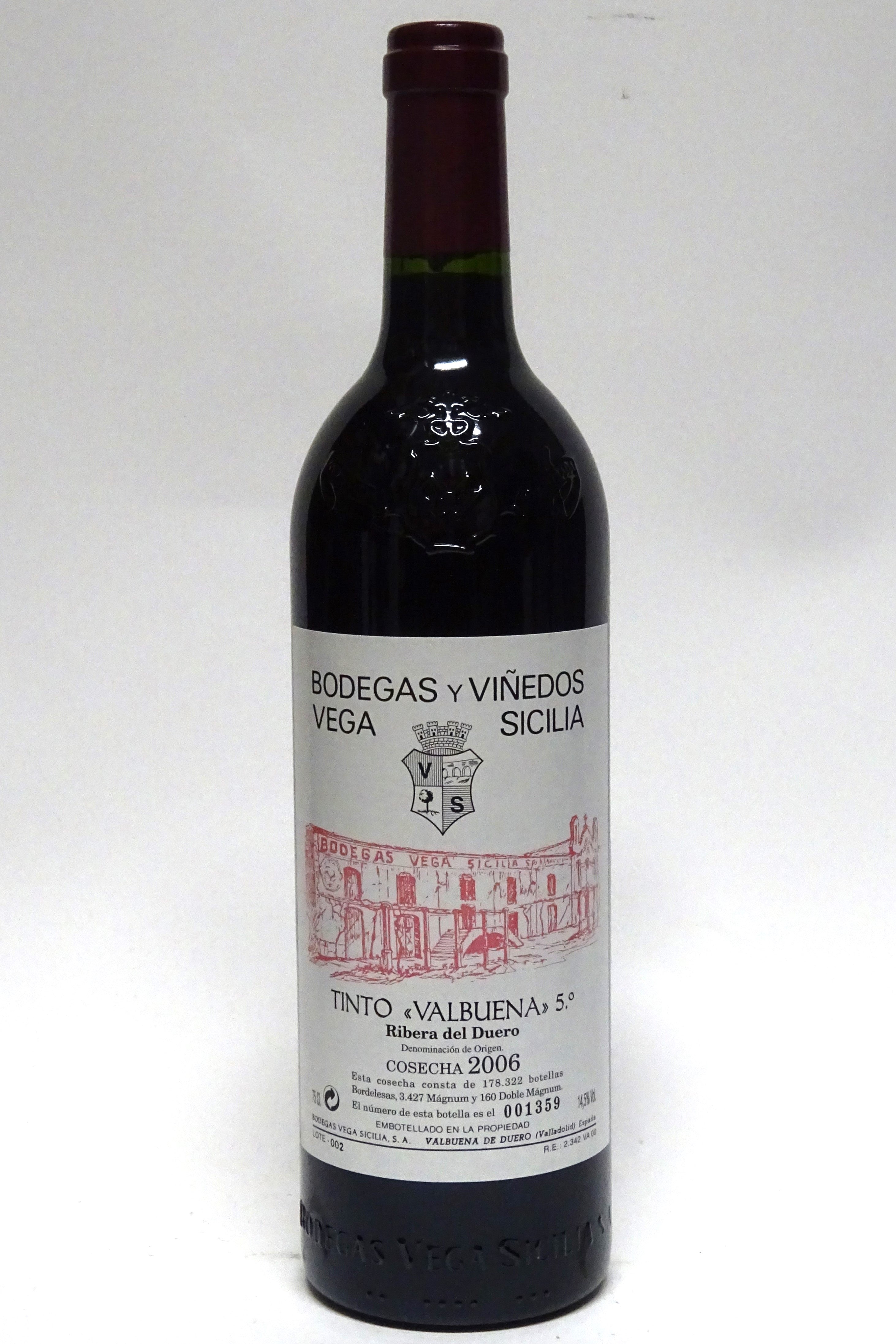 Vega Sicilia 2006 Ribera del Duero Tinto Valbuena 5 Ano