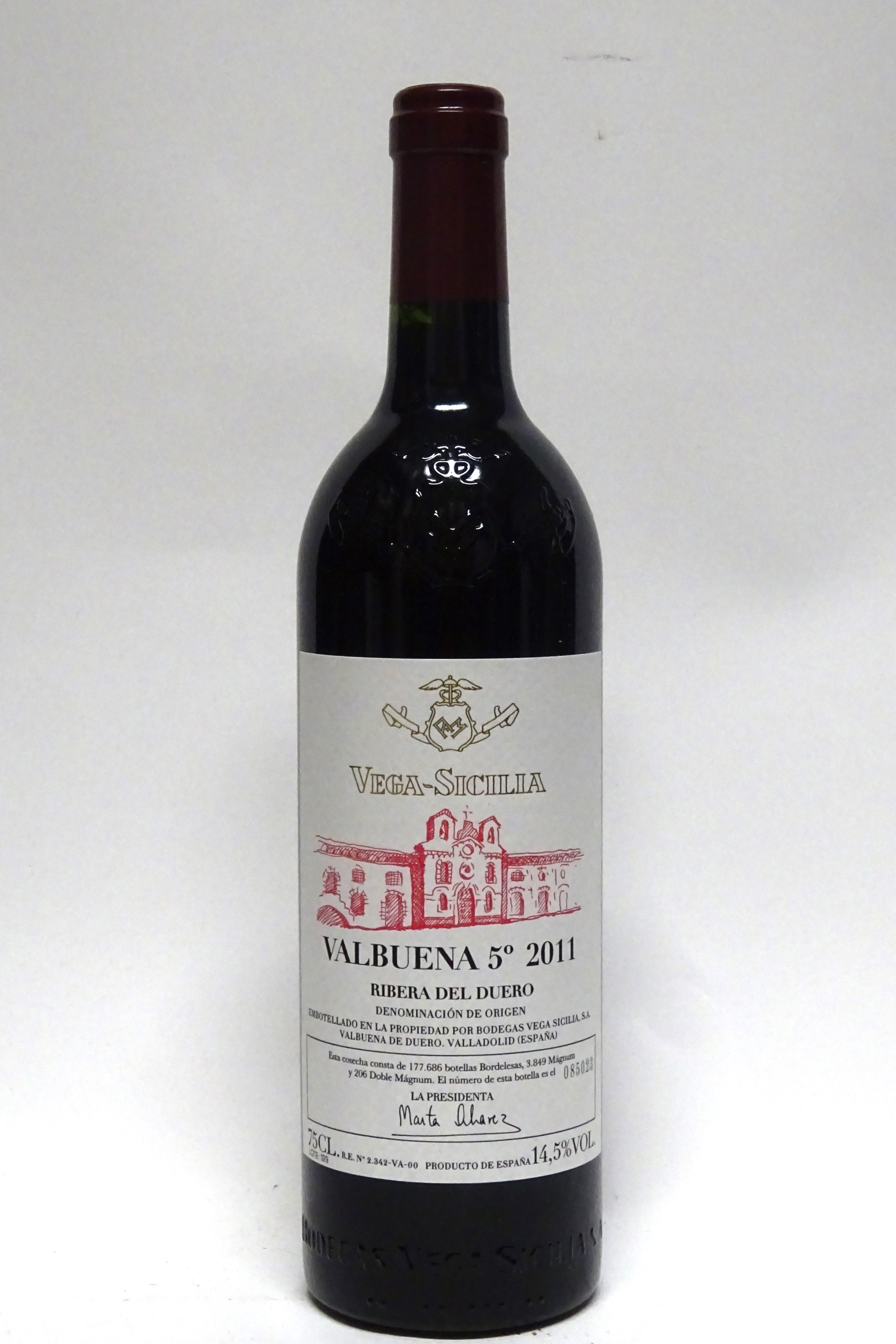 Vega Sicilia 2011 Ribera del Duero Tinto Valbuena 5 Ano