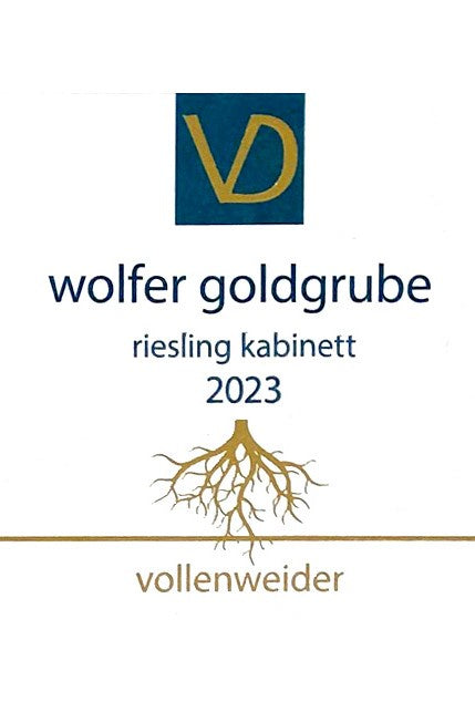 Vollenweider 2023 Riesling Wolfer Goldgrube Kabinett 'Wurzelecht'