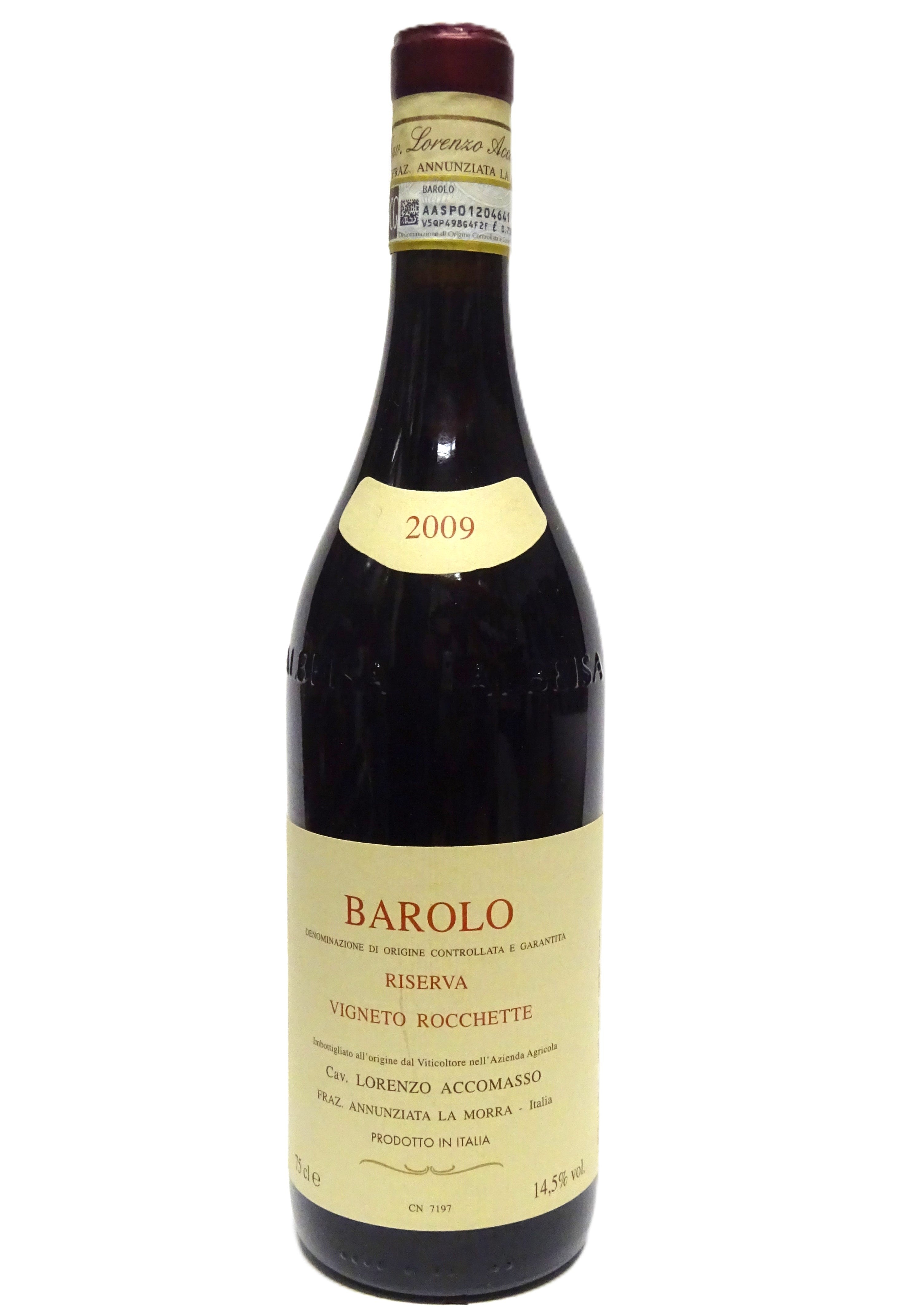 Accomasso 2009 Barolo Riserva Vigna Rocchette