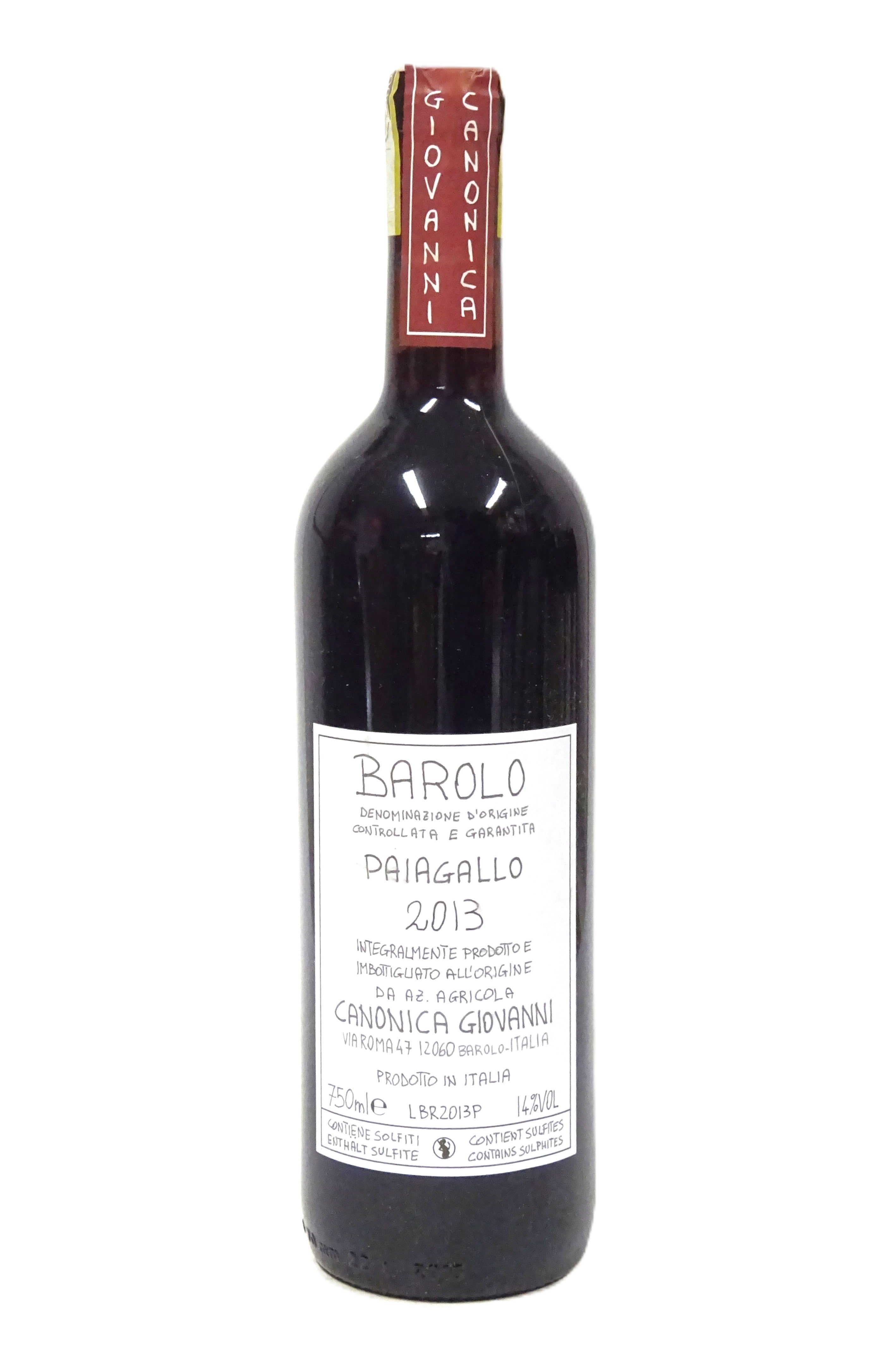 Canonica 2013 Barolo Paiagallo