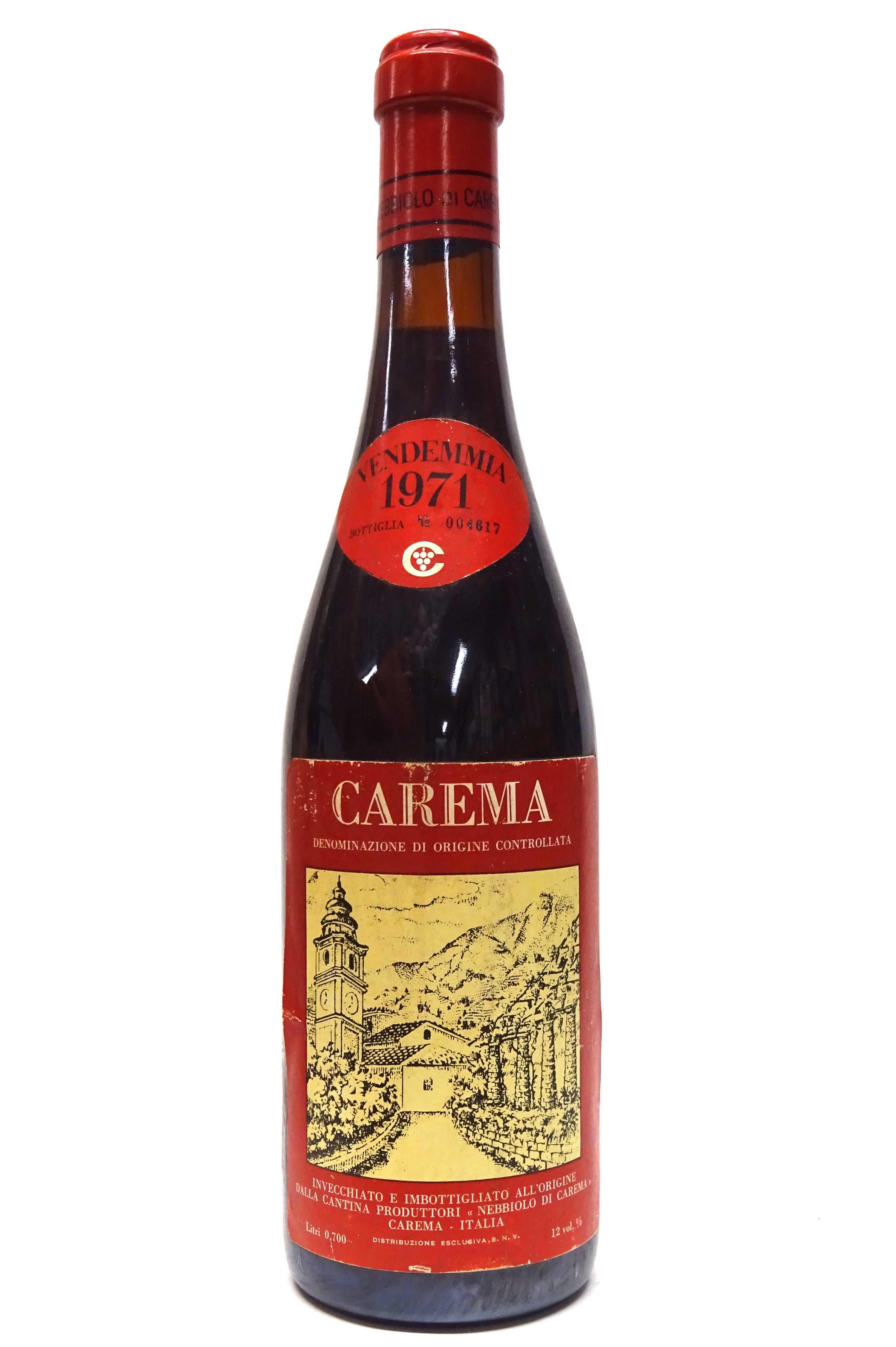 Carema Produttori 1971 Carema Red Label