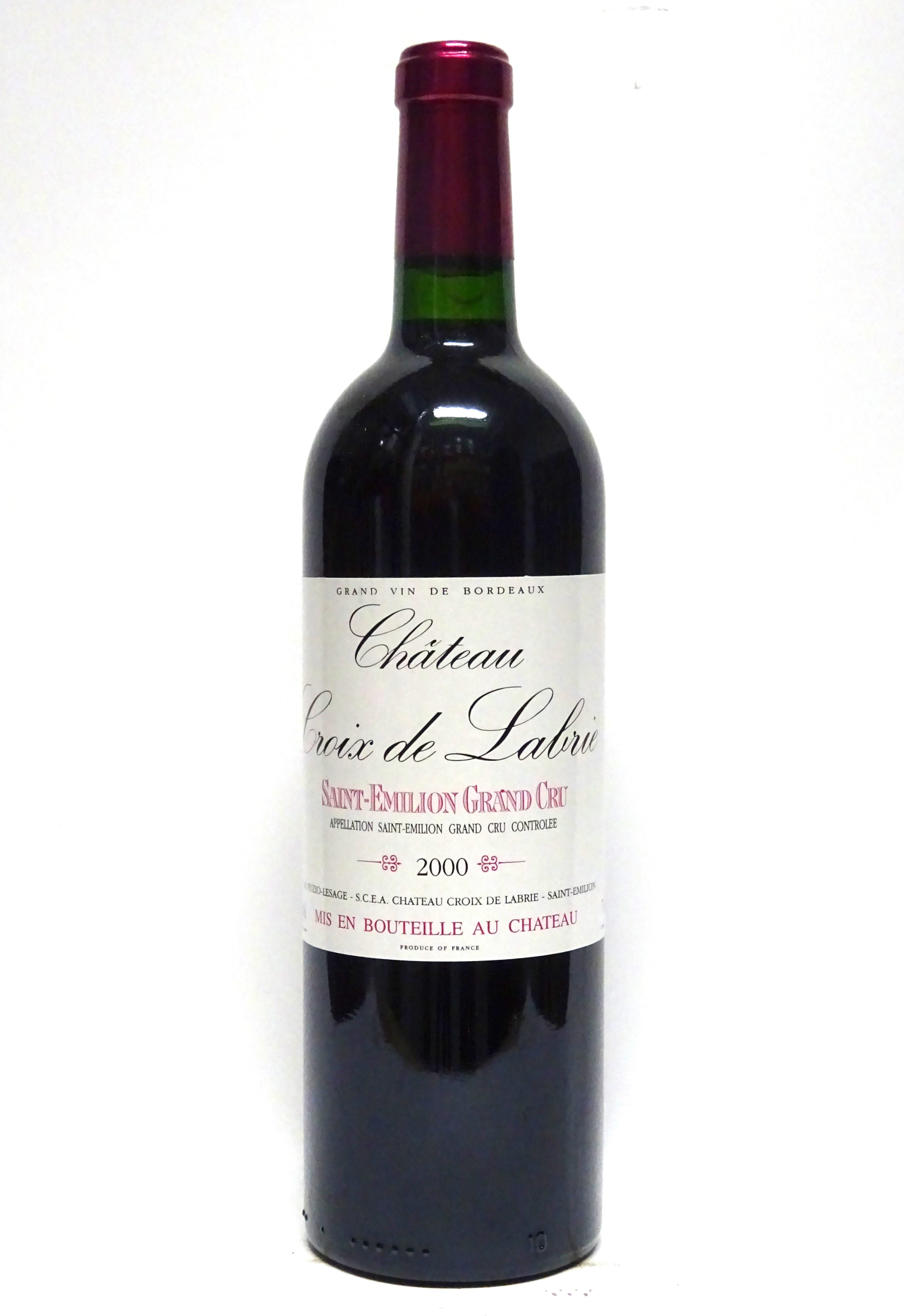 Croix de Labrie 2000 St. Emilion