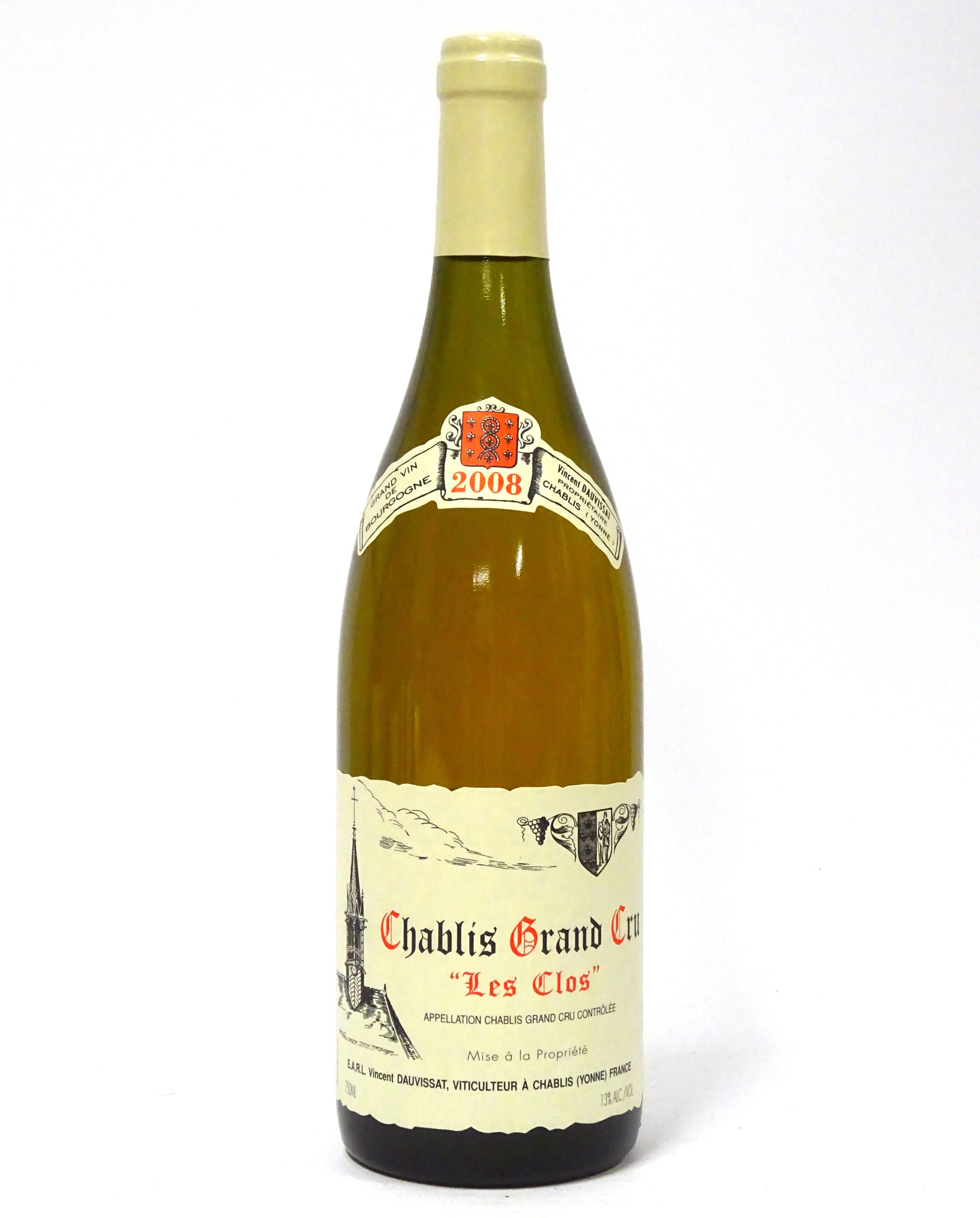 Dauvissat, Rene & Vincent 2008 Chablis Les Clos Grand Cru
