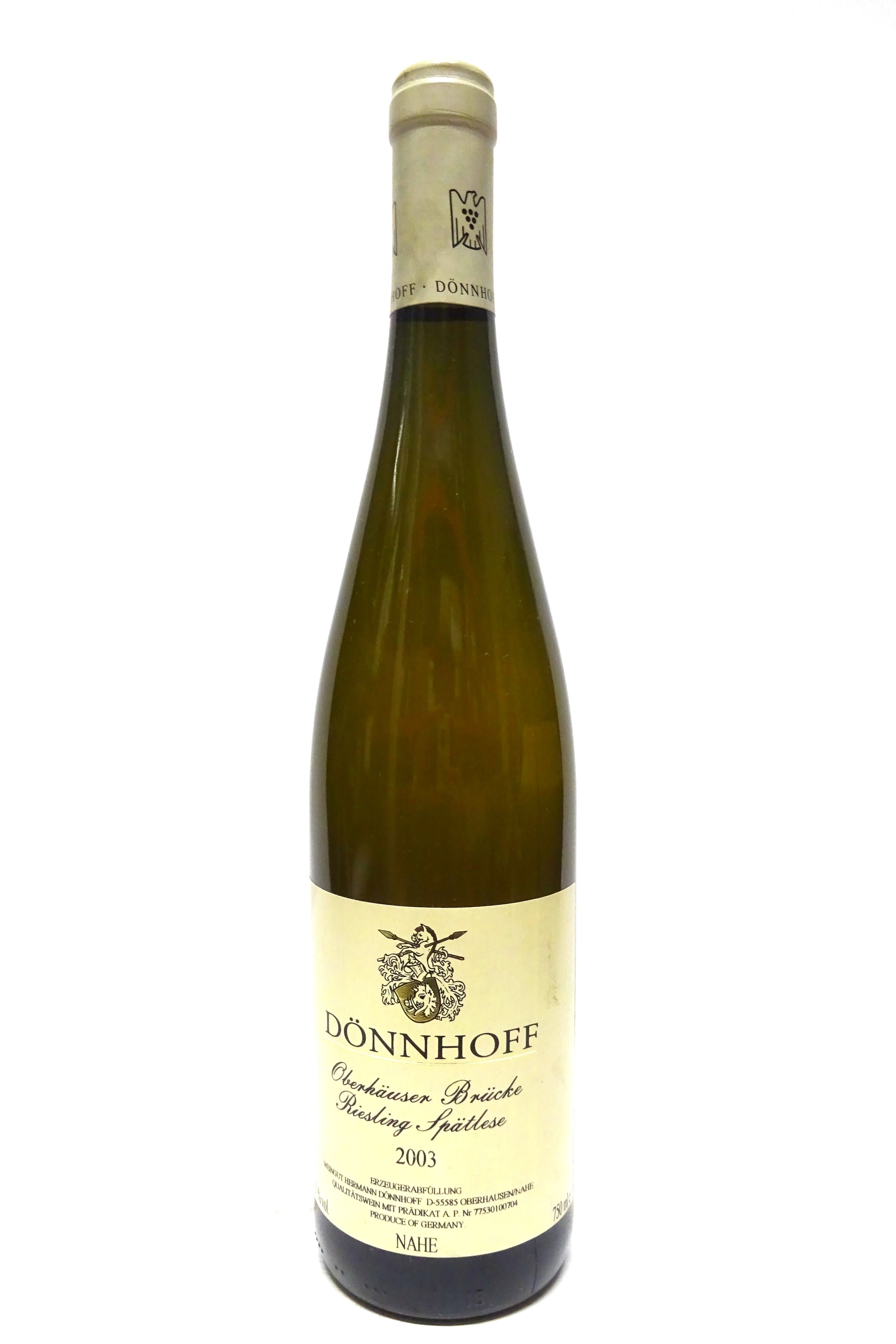 Donnhoff 2003 Riesling Oberhauser Brucke Spatlese