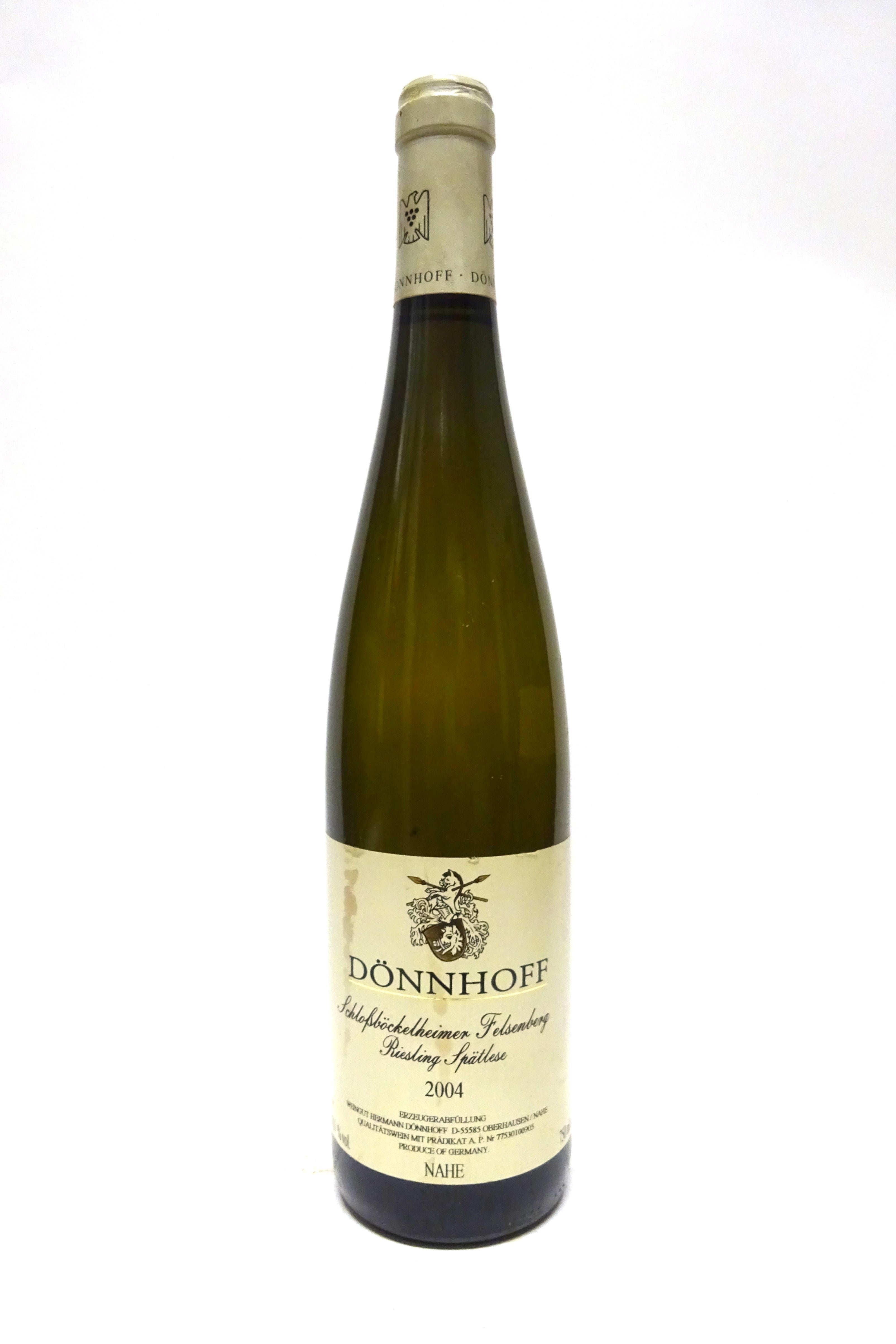 Donnhoff 2004 Riesling Schlossbockelheimer Felsenberg Spatlese