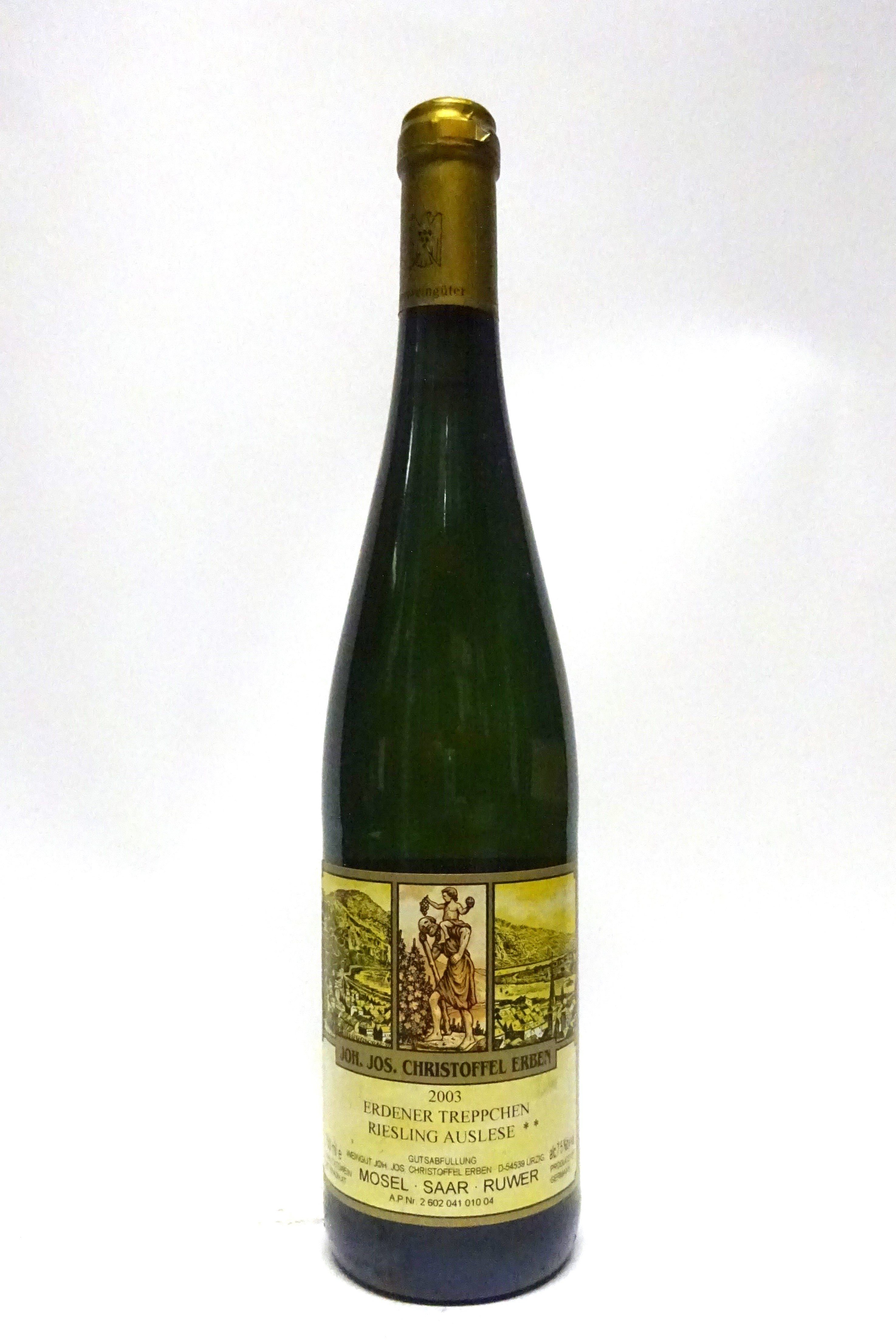 Christoffel 2003 Riesling Erdener Treppchen Auslese**