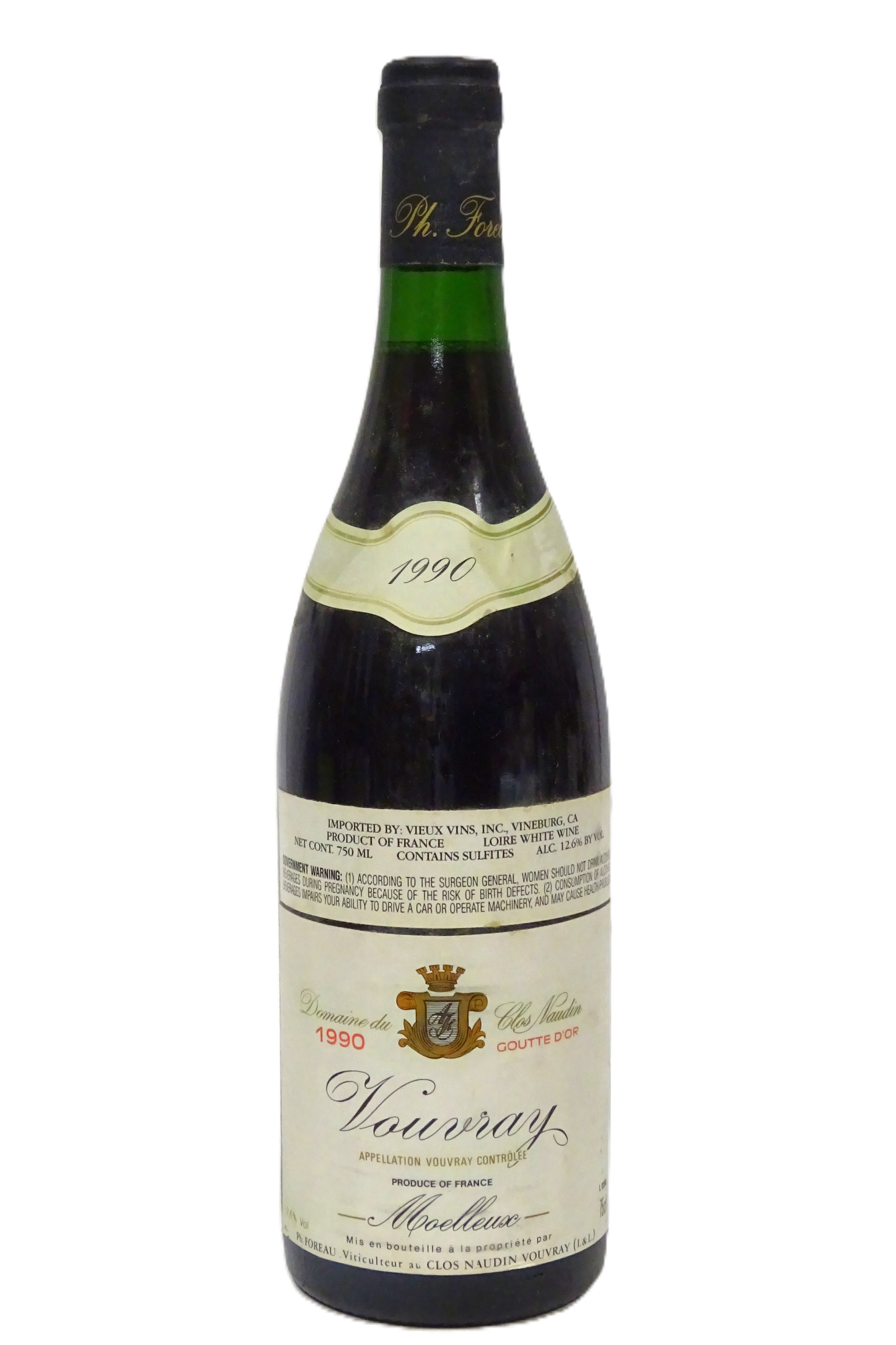 Foreau 1990 Vouvray Goutte d'Or