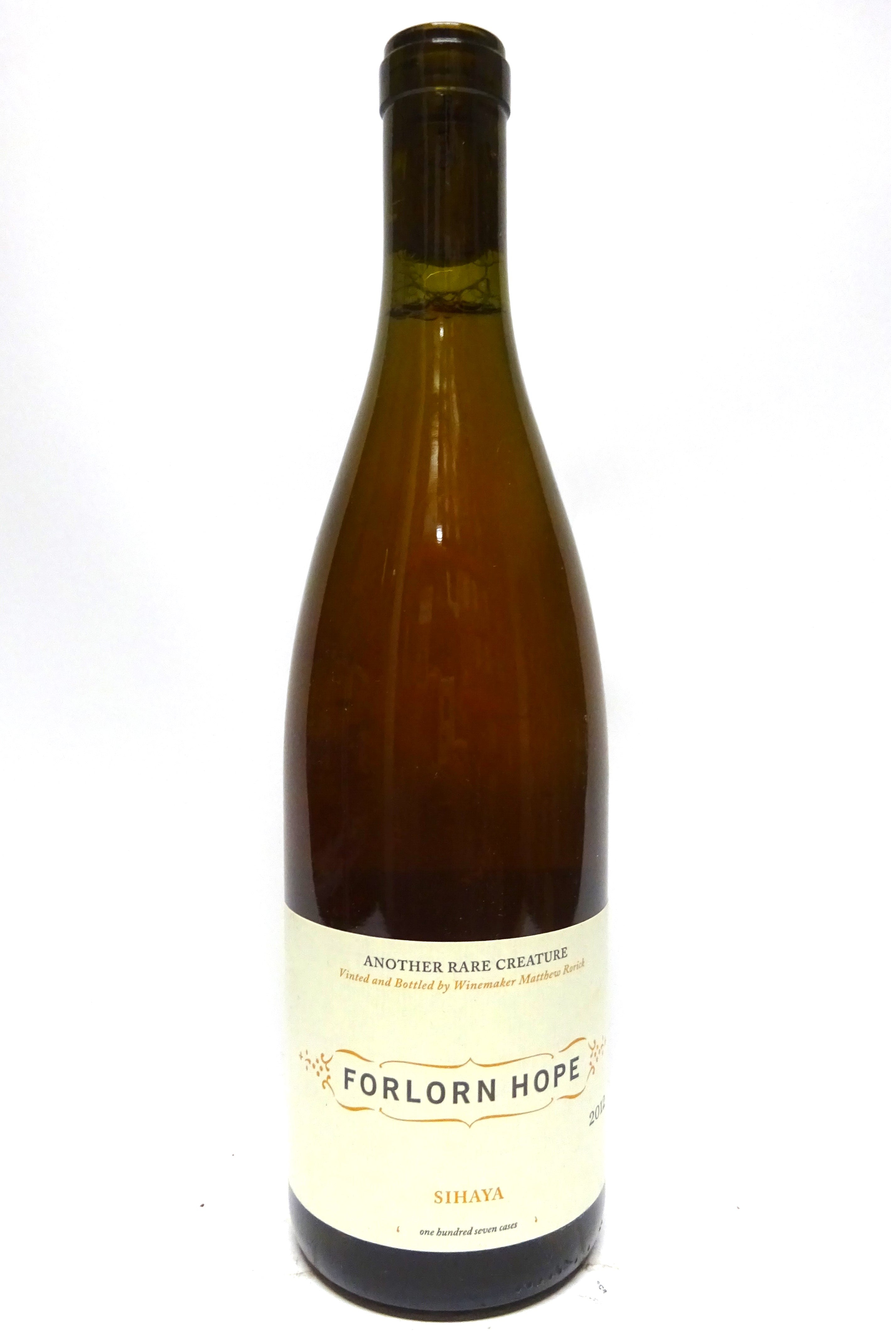 Forlorn Hope 2012 Napa Sihaya Ribolla Gialla