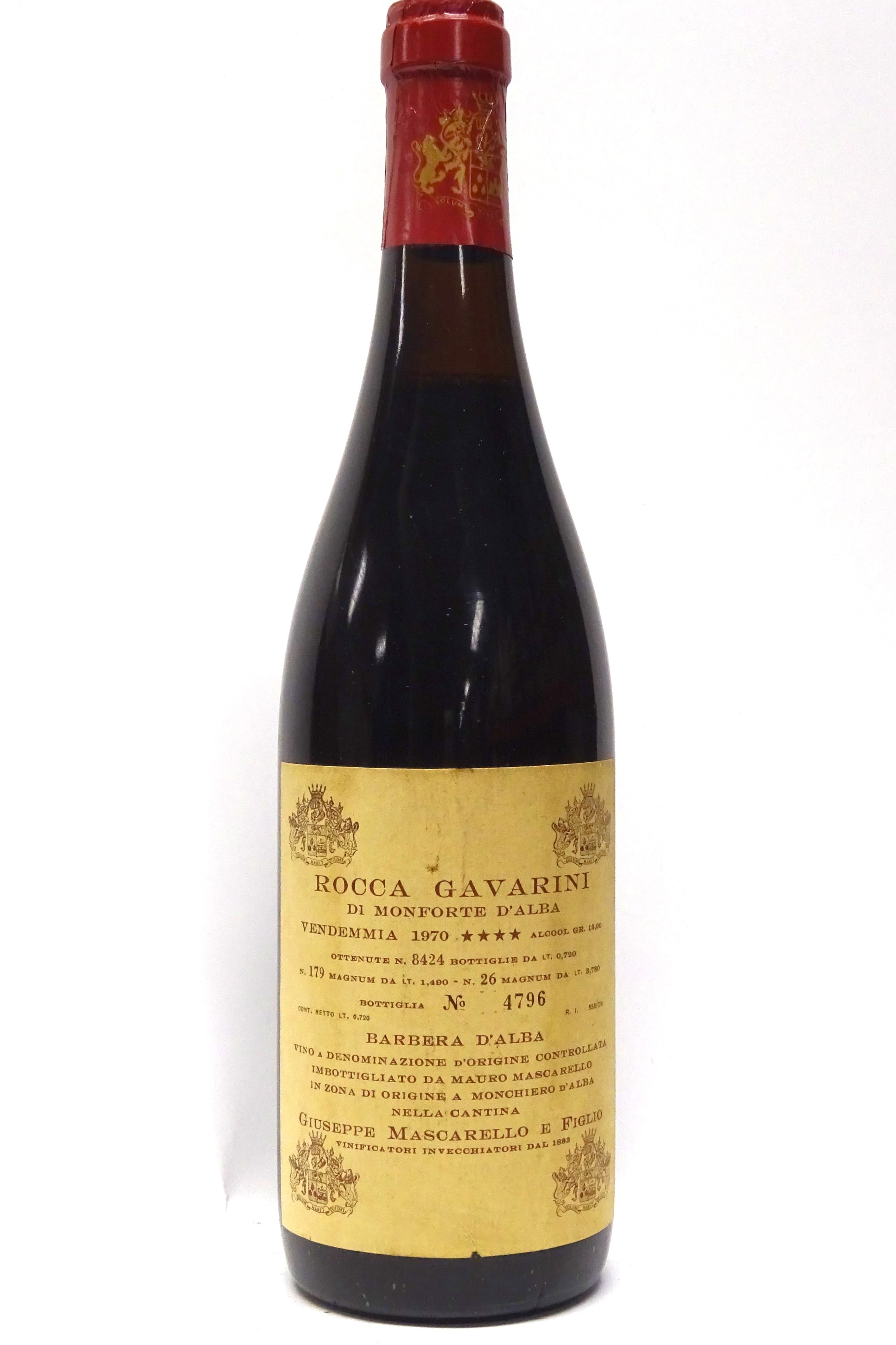 Mascarello, Giuseppe 1970 Barbera d'Alba Rocca Gavarini