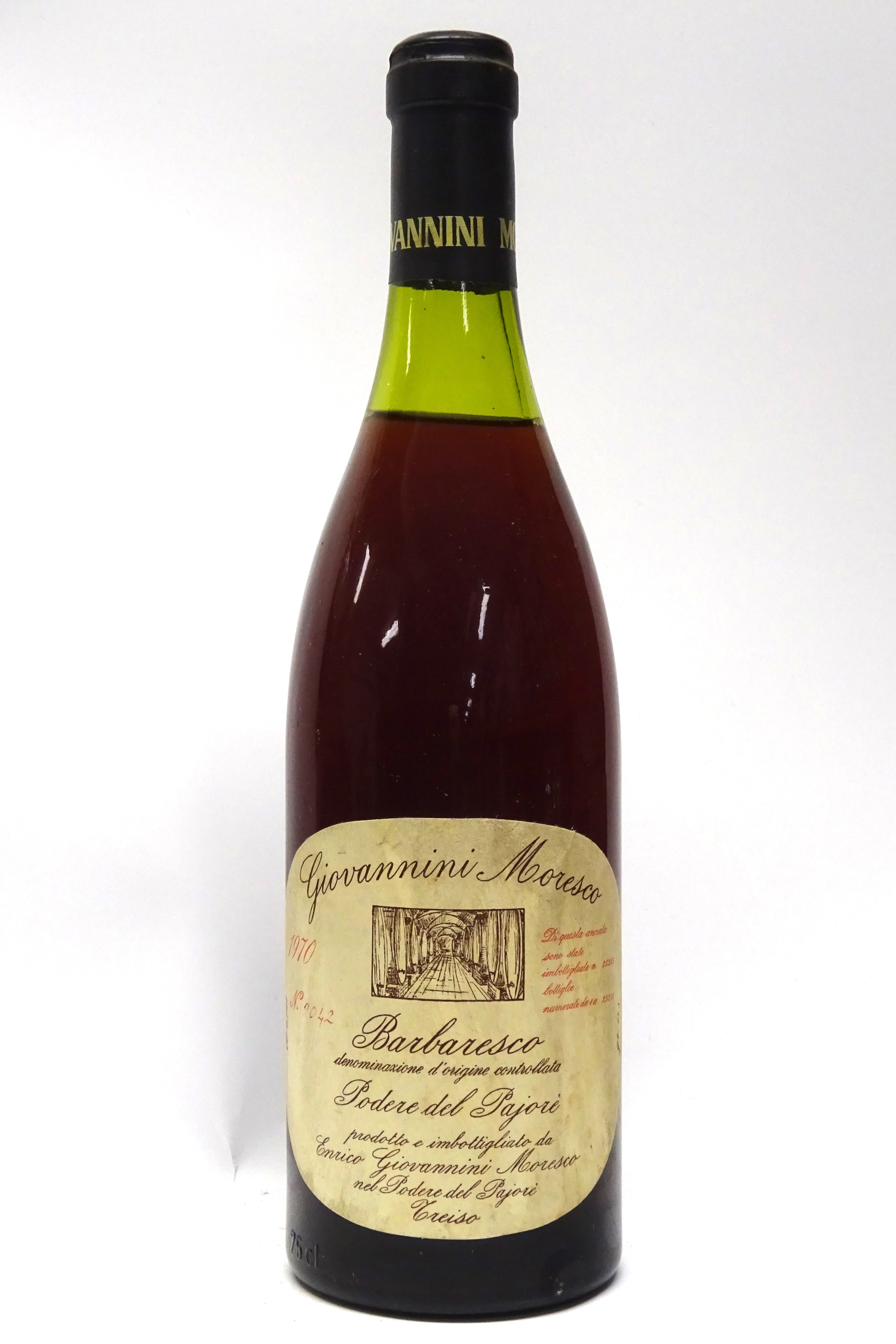 Moresco, Giovannini 1970 Barbaresco Pajore